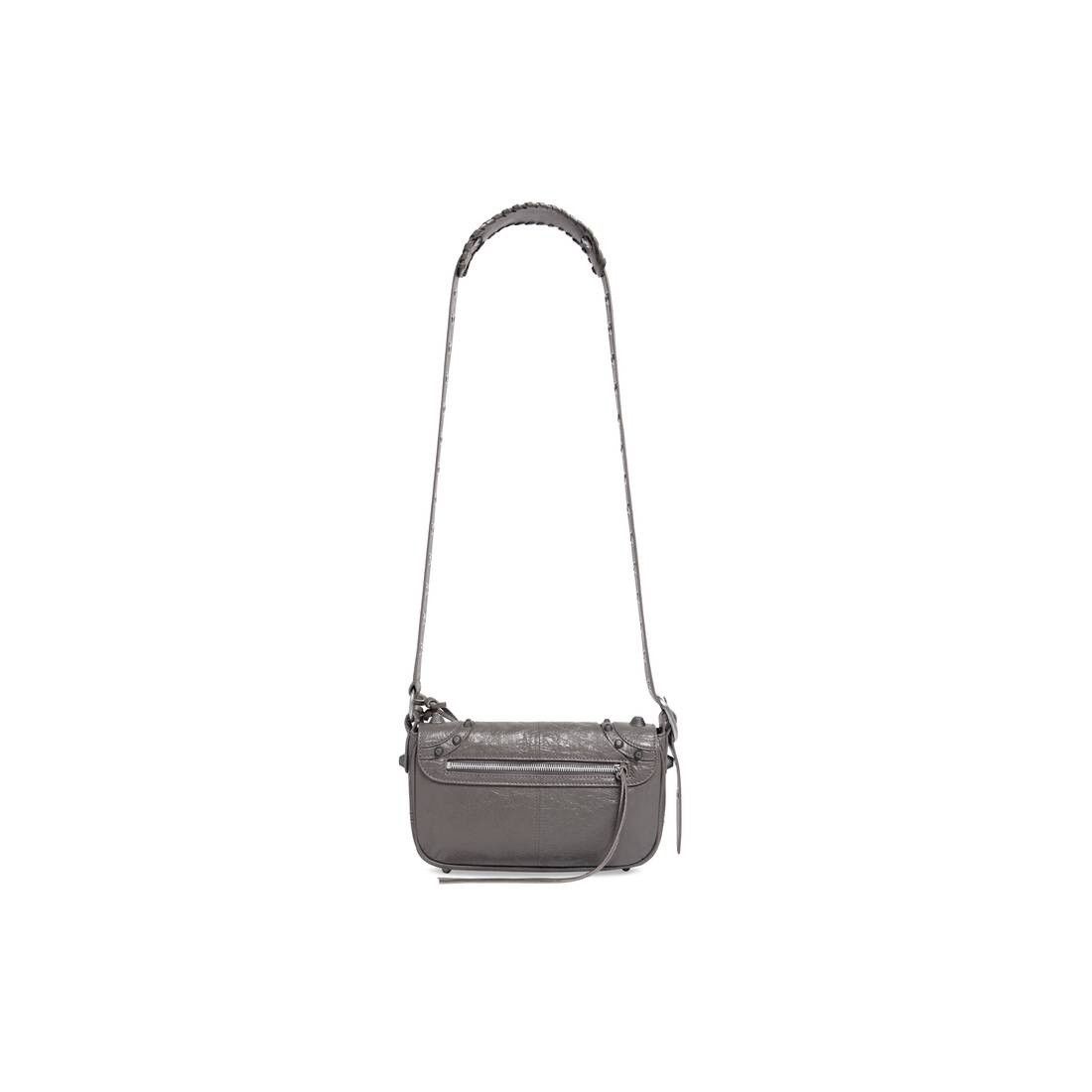 Balenciaga o1bcso1str0325 Size: OS / Le Cagole XS Flap Bag in Dark Grey Size 26 - 4 Thumbnail