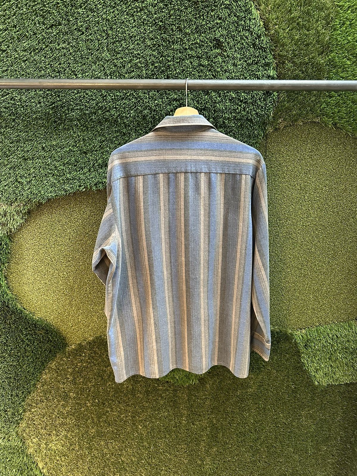 Sears × Vintage Vintage 1980s Sears Westminster Striped Shirt Large Size US L / EU 52-54 / 3 - 2 Thumbnail