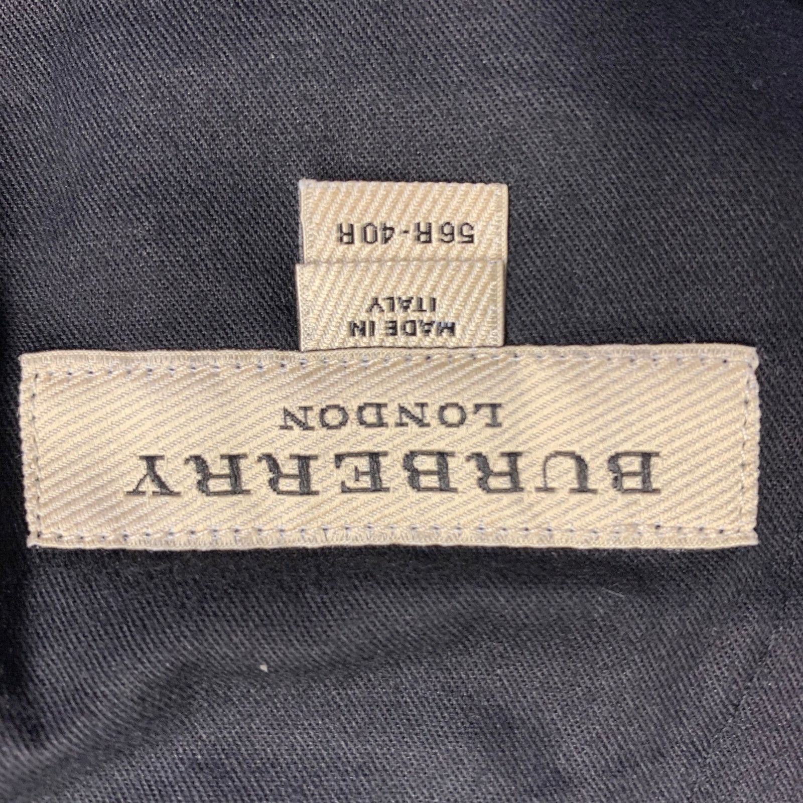 Burberry BURBERRY Size 46 Regular Grey Virgin Wool Notch Lapel Suit Size 46R - 15 Thumbnail