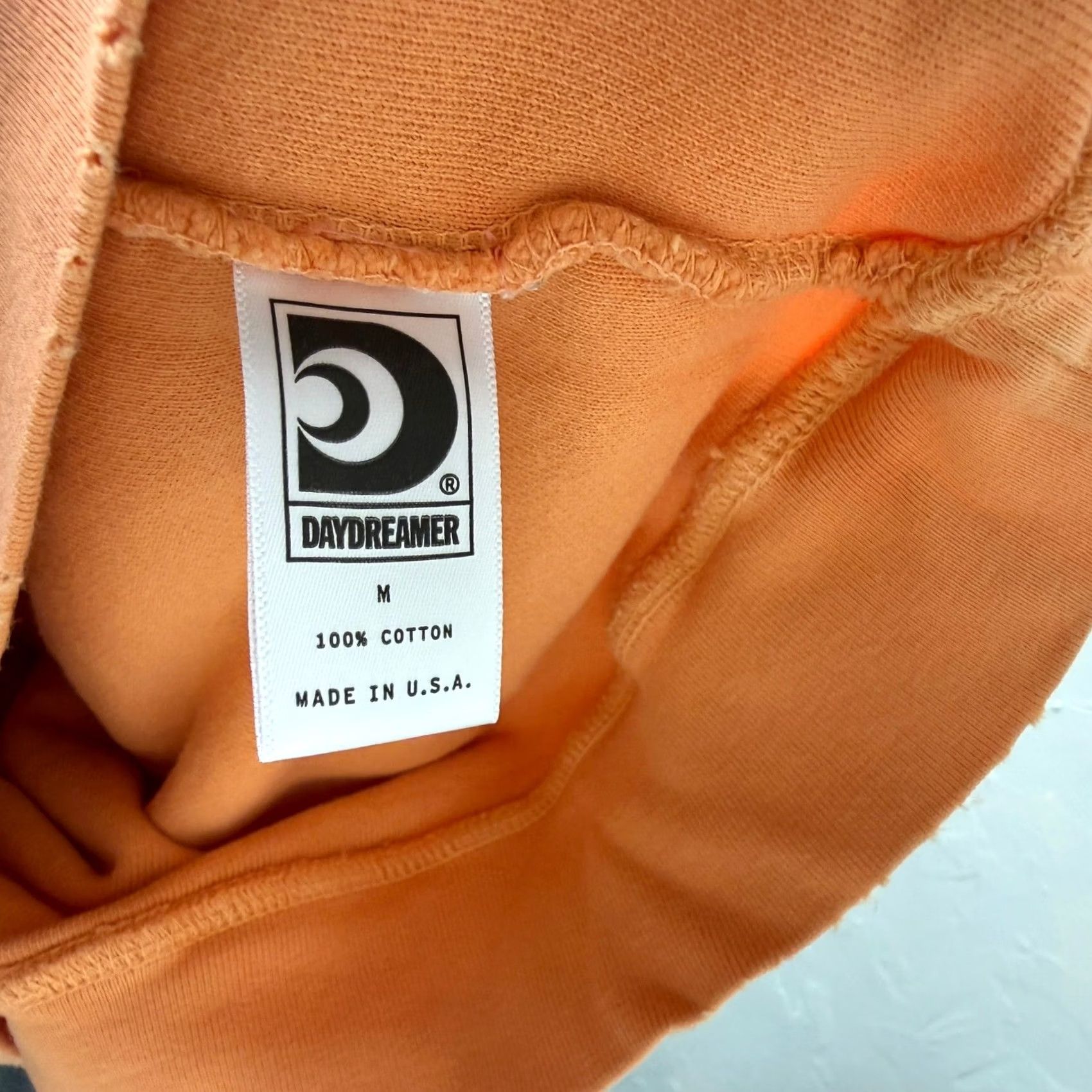Vintage Daydreamer Pegasus Aviation Women's Shirt M Orange Crew Neck Long Sleeve Cotton Knit Blouse Vintage? No FF15 Size M / US 6-8 / IT 42-44 - 7 Thumbnail