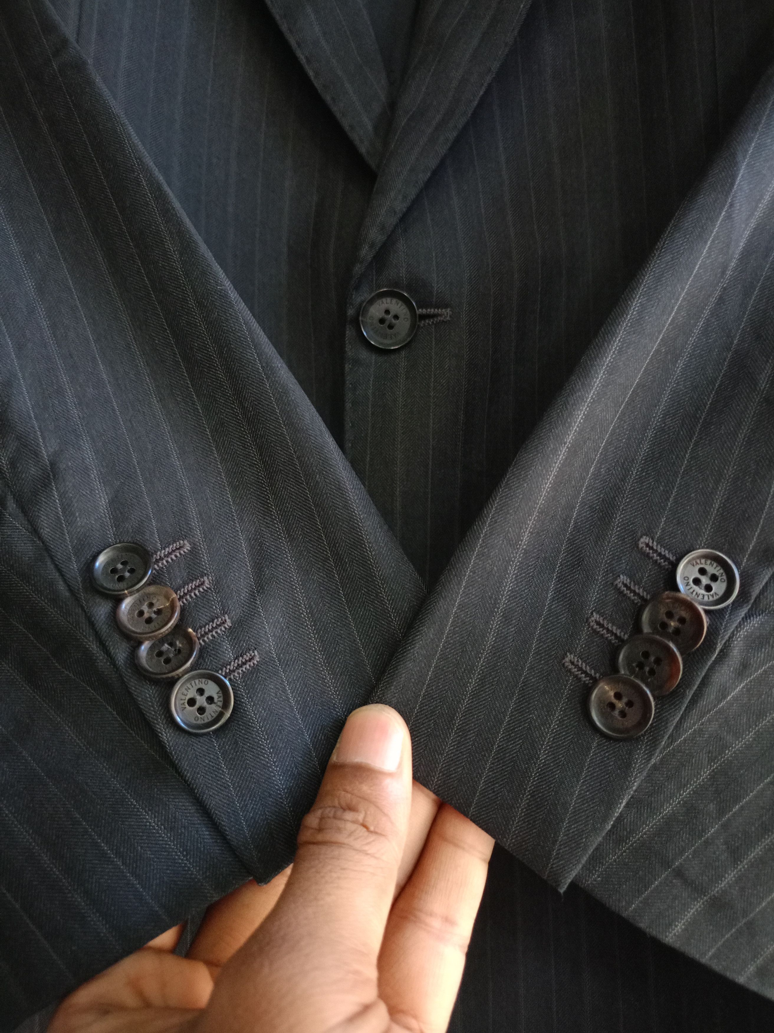Valentino HIVER 2008 Valentino Striped Suits Jacket Size 40S - 4 Thumbnail