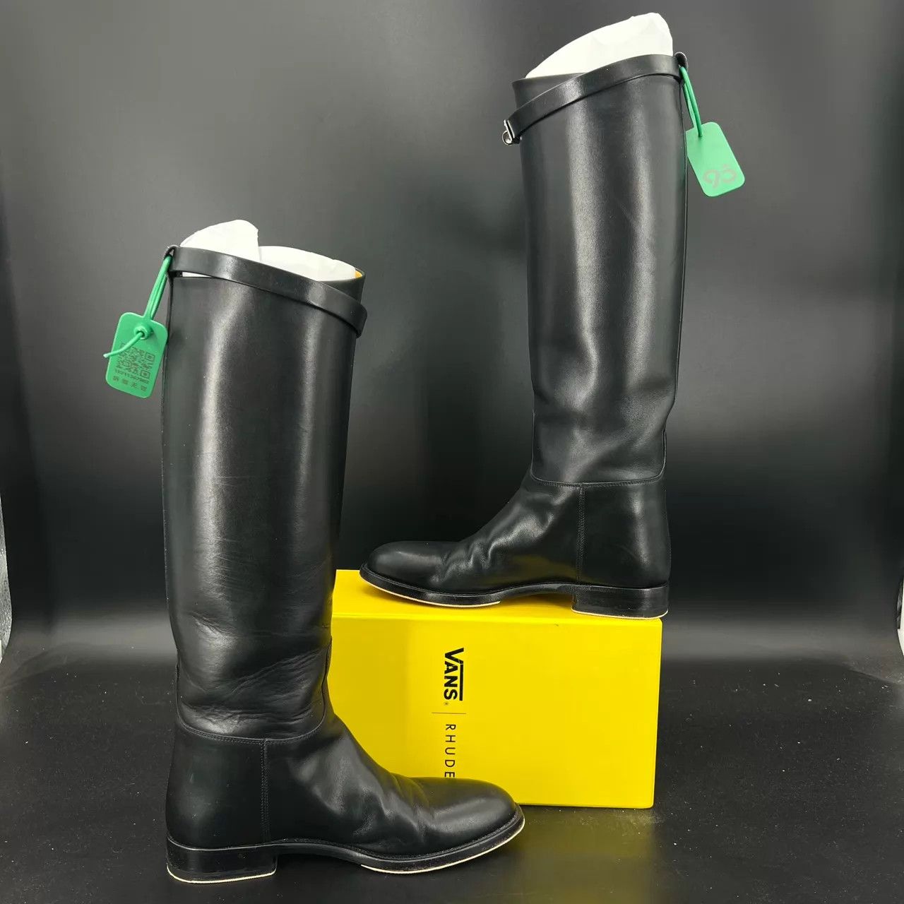 Hermes HERMES Calfskin Knee-High 36, Box & Dust Bag, Worn Size US 5.5 / IT 35.5 - 3 Thumbnail