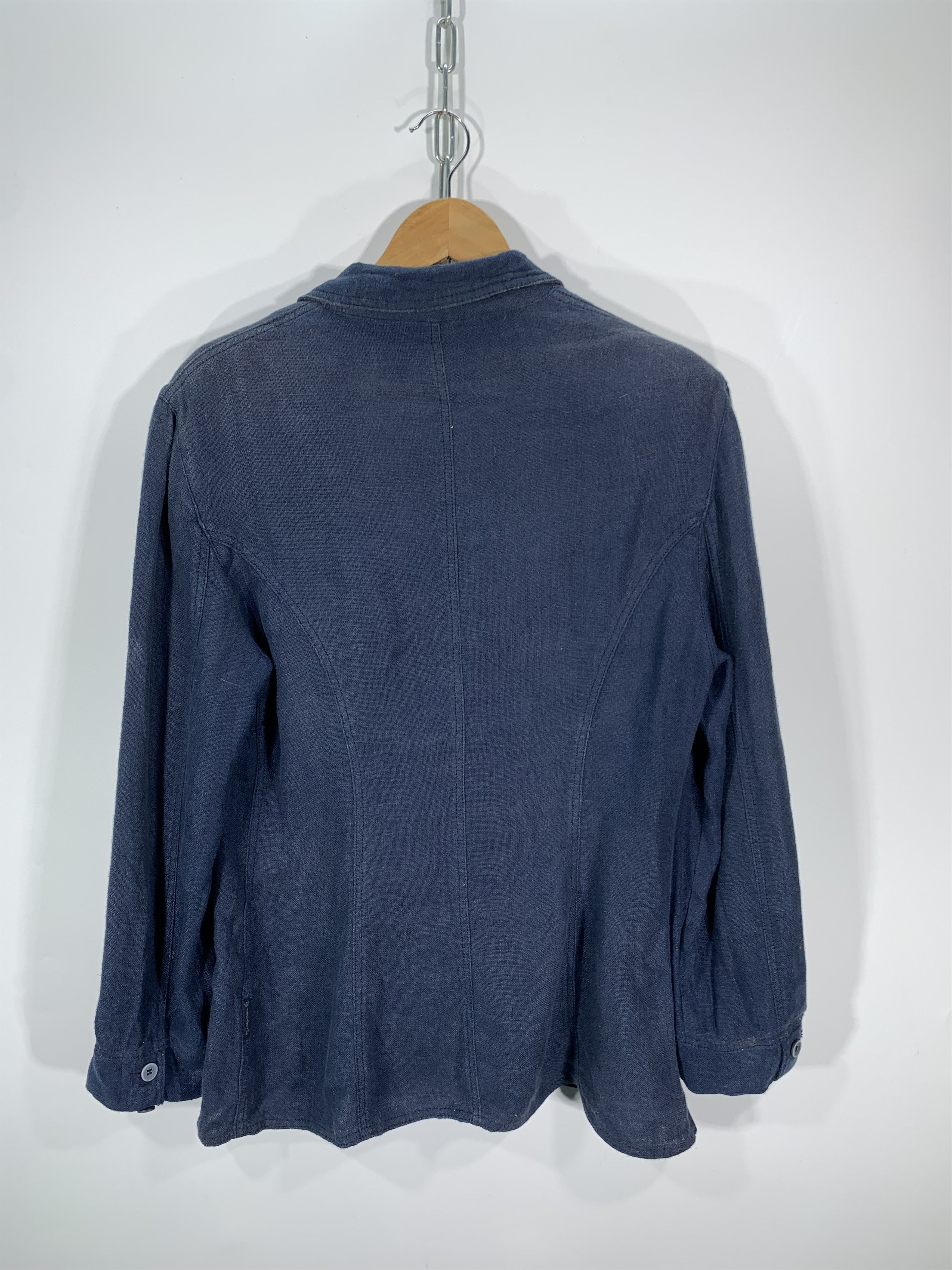 Giorgio Armani ⚡️Vintage Armani Jacket Faded Blue Size US S / EU 44-46 / 1 - 9 Thumbnail