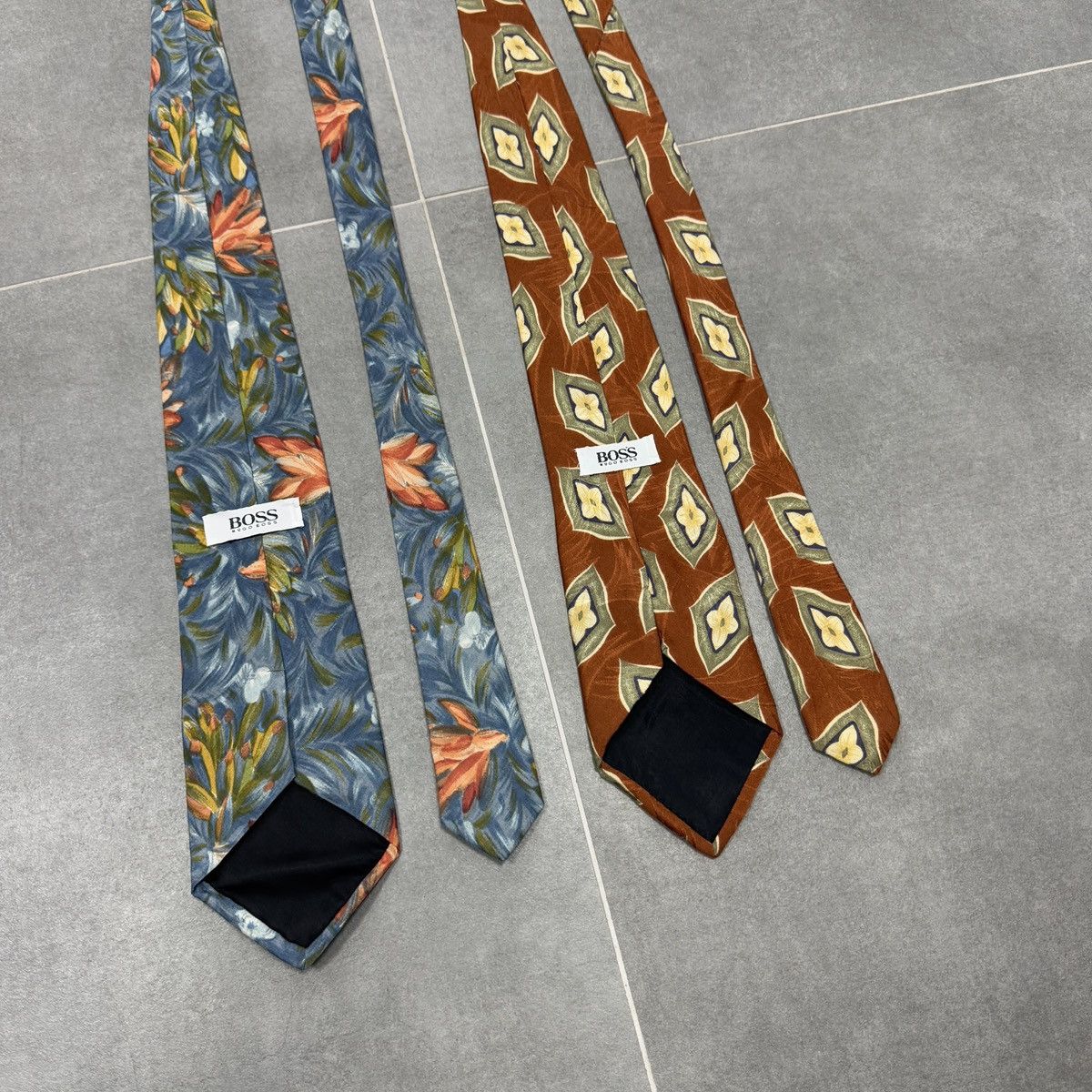 Hugo × Hugo Boss × Vintage Vintage Hugo Boss Silk Ties x2 Size ONE SIZE - 12 Thumbnail