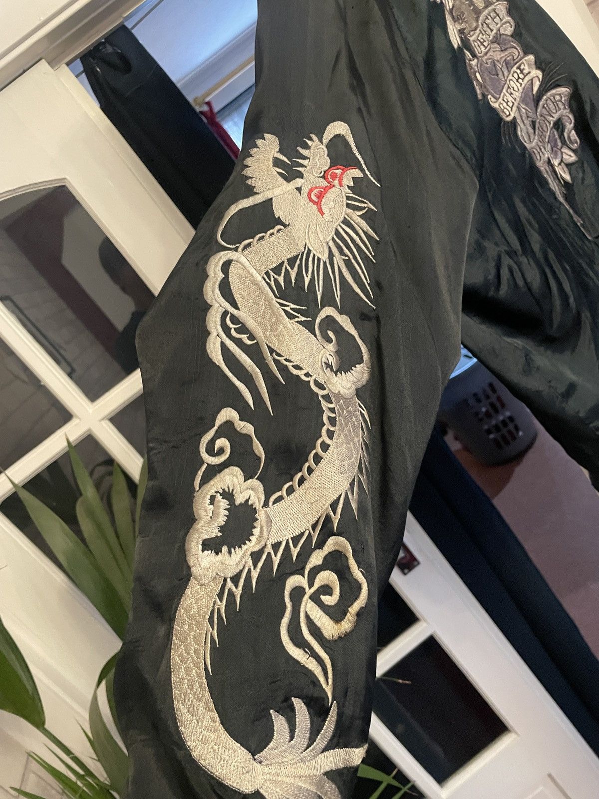 A&G Rock Amal Guessous Reversible Embroidered Sukajan Bomber Jacket Size US M / EU 48-50 / 2 - 3 Thumbnail