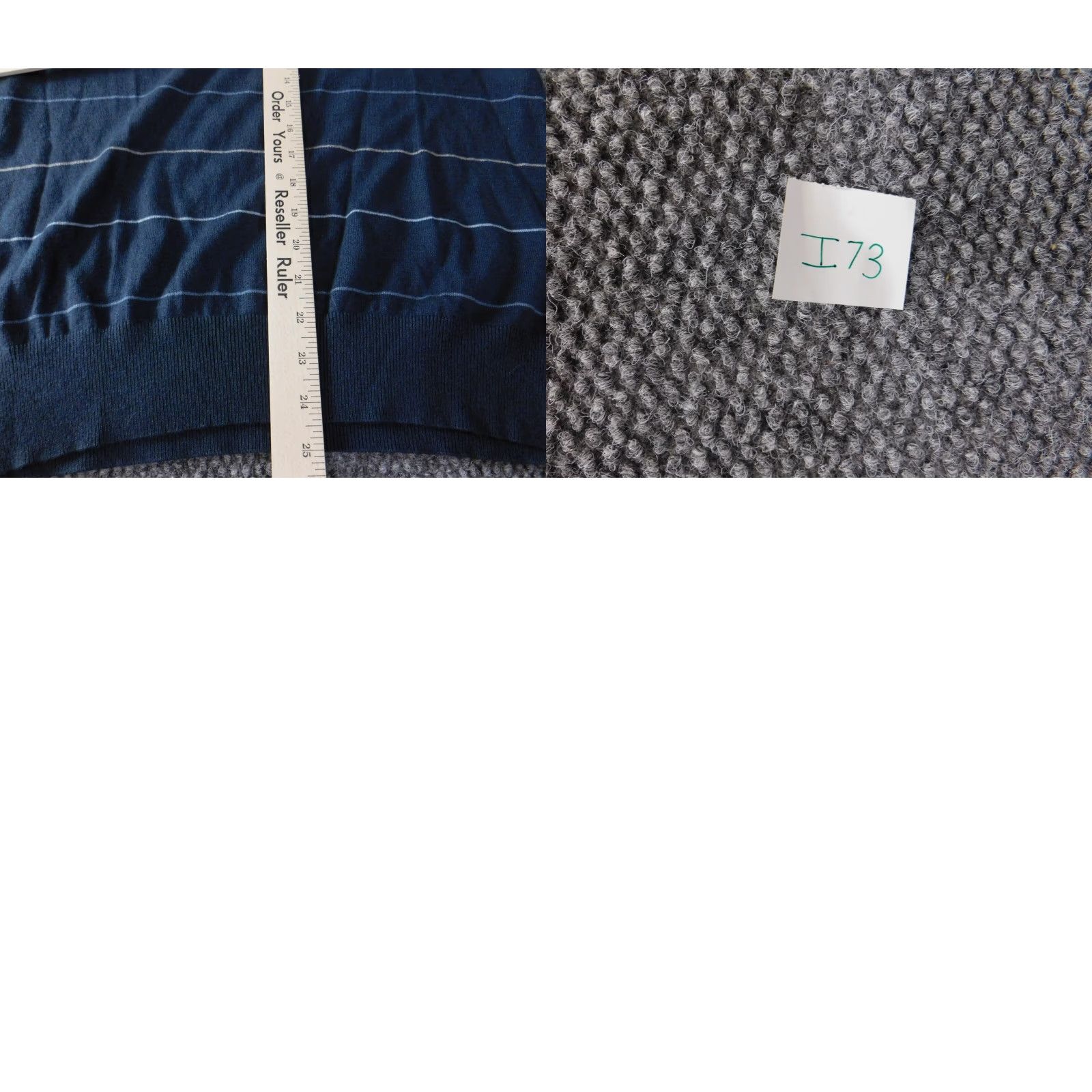 Banana Republic Banana Republic Mens Sweater Long Sleeve Crew Neck Pullover Striped Blue M Regular Knit Cotton Nylon Silk Size US M / EU 48-50 / 2 - 9 Thumbnail