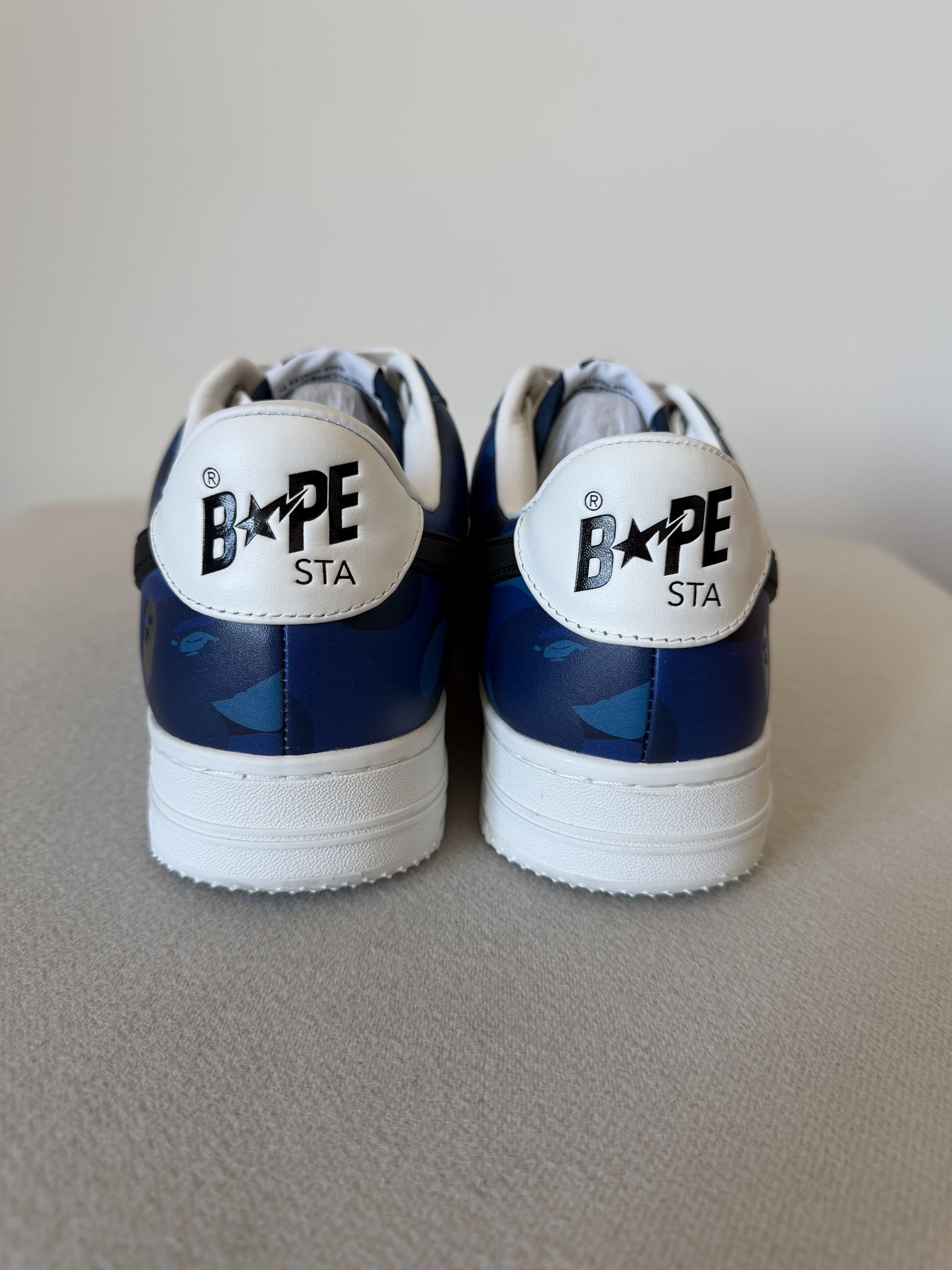 Bape Bape Sta OS #1 Sneakers in Blue Camo Size US 9.5 / EU 42-43 - 5 Thumbnail