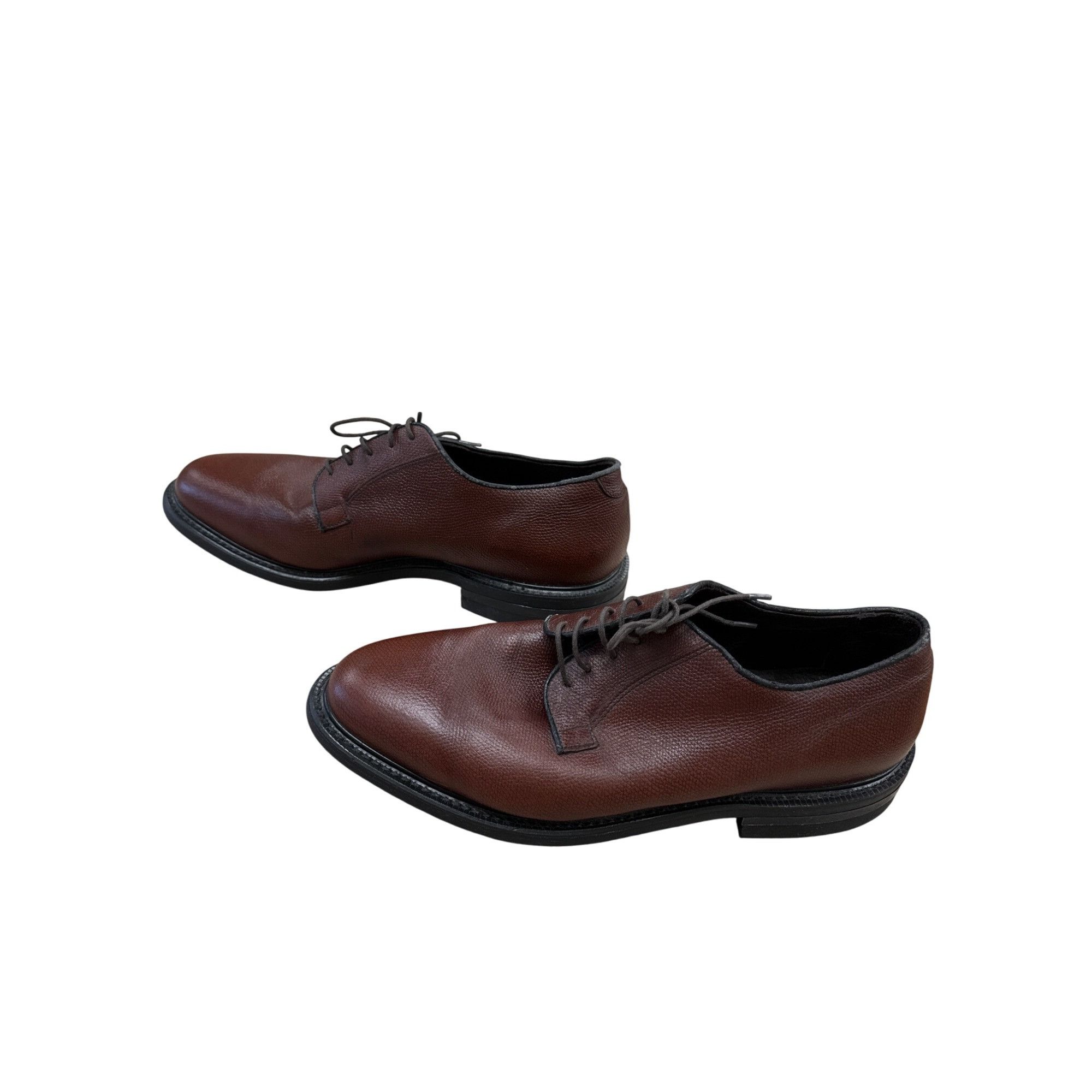 Designer Stuart McGuire Mens Brown Leather Dress Shoes 10EE SKU 6964 Size US 10 / EU 43 - 3 Thumbnail