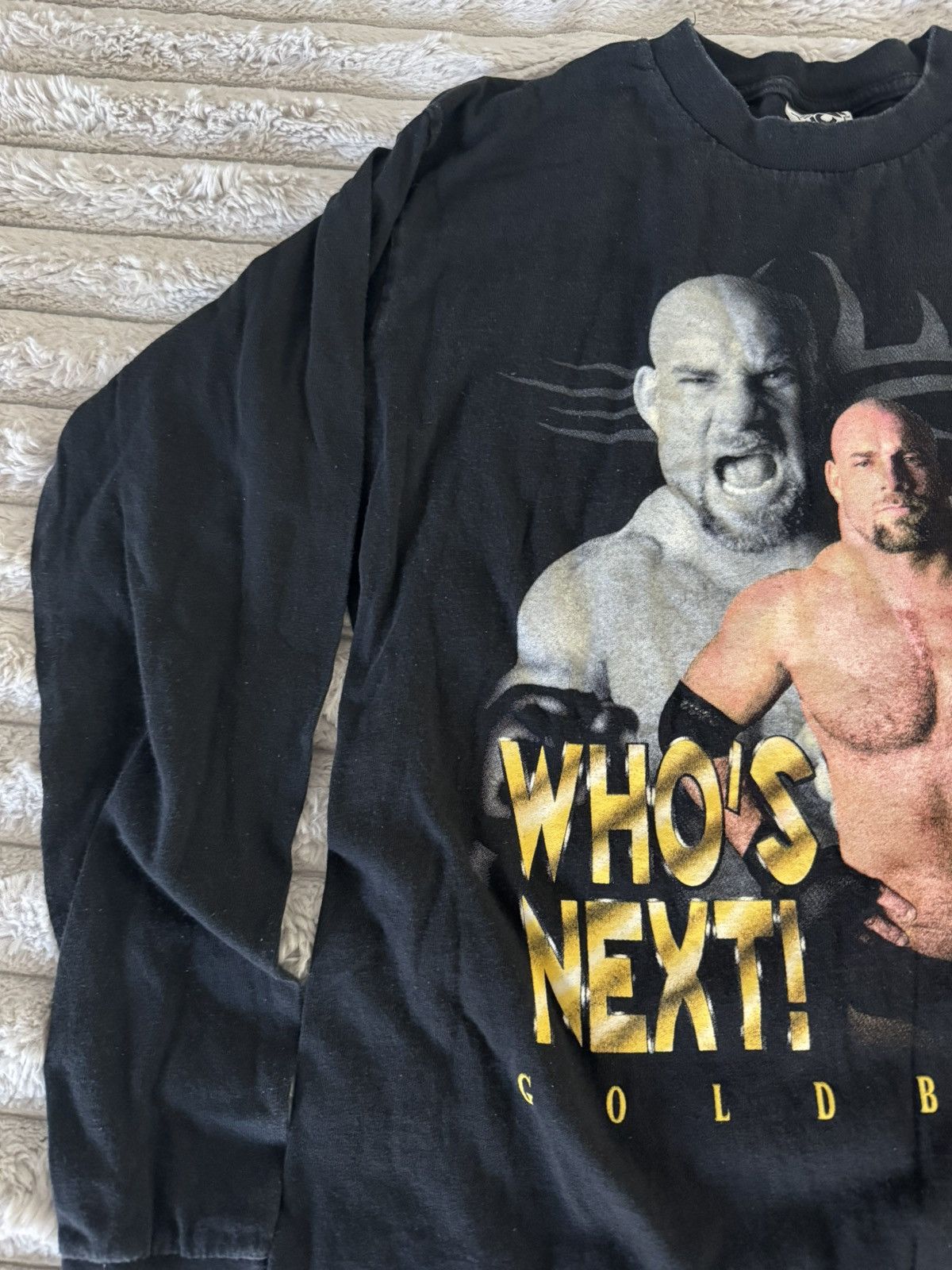 WCW/nWo 90s WCW goldberg who’s next authentic wrestling t sweatshirt Size US M / EU 48-50 / 2 - 11 Thumbnail
