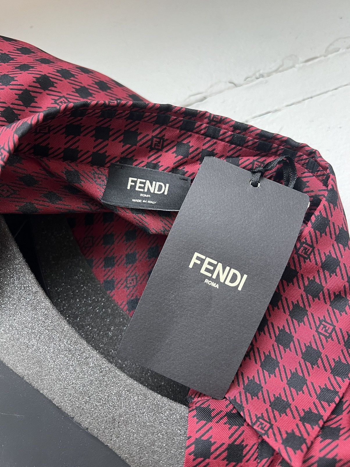 Fendi Fendi O-Lock Silk Polo - NWT - ‘25 Size US L / EU 52-54 / 3 - 4 Thumbnail