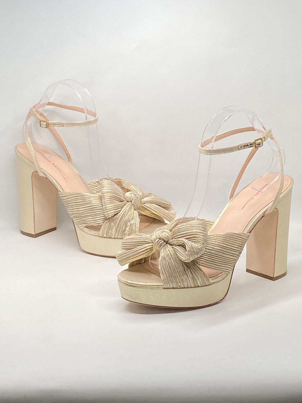 Loeffler Randall Loeffler Randall Natalia Pleated Platform Sandals size 10 Size US 10 / IT 40 - 1 Thumbnail