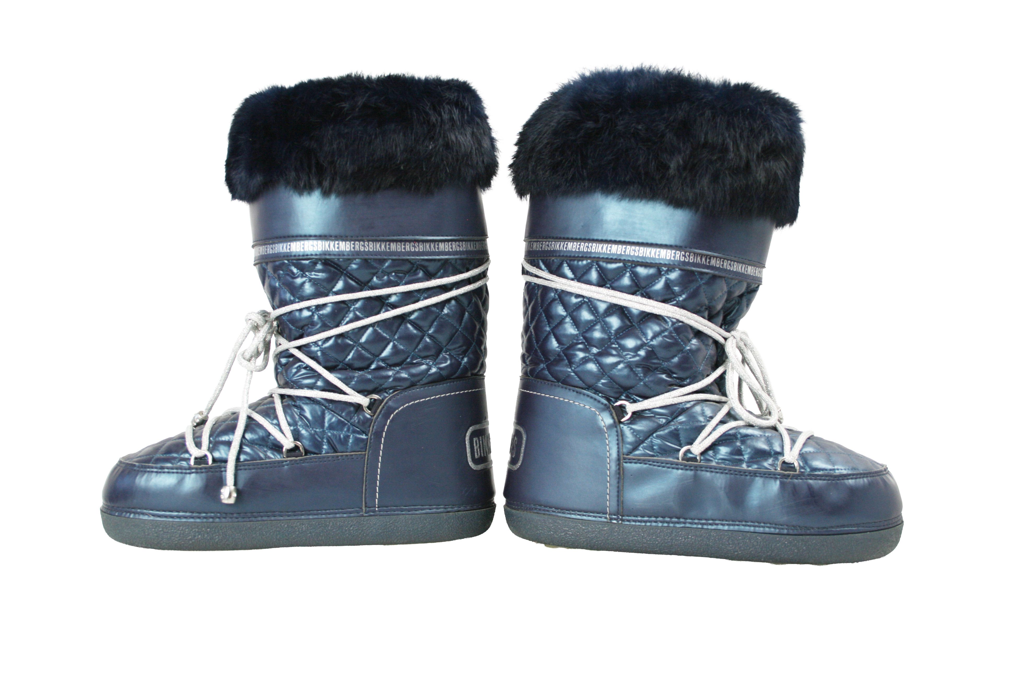 Dirk Bikkembergs 00S Y2K Logo Moon Boots Vintage Size US 9 / IT 39 - 11 Thumbnail