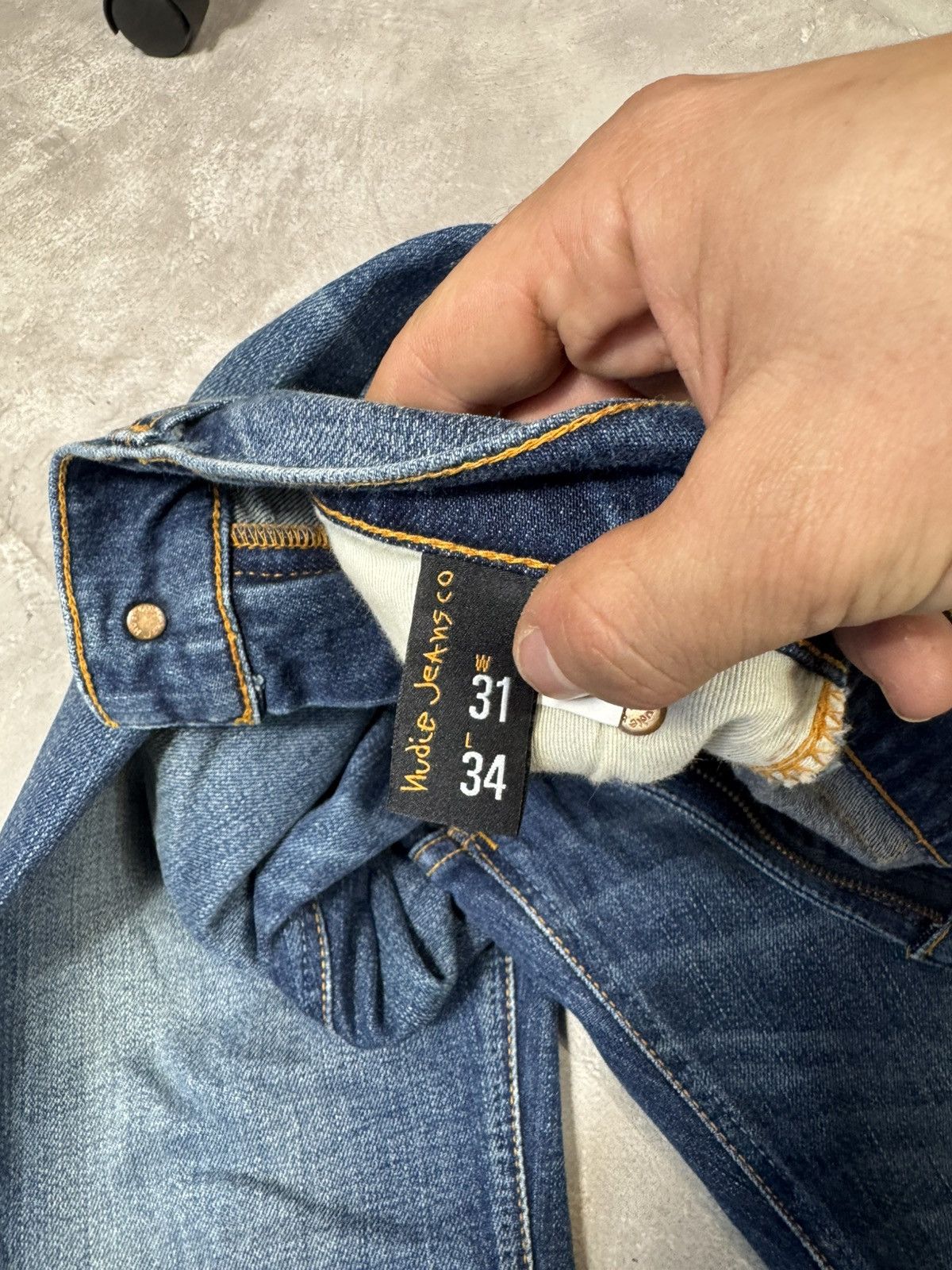 Nudie Jeans Vintage Nudie Jeans Lean Dean Japanese Denim Pants Size US 31 - 11 Thumbnail