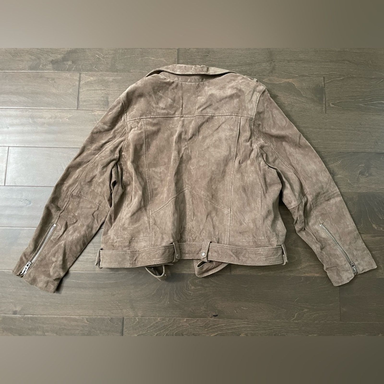 BLANKNYC BLANKNYC Cropped Suede Leather Motorcycle Jacket Sz 3X Plus Size 3XL / US 20-22 - 2 Thumbnail