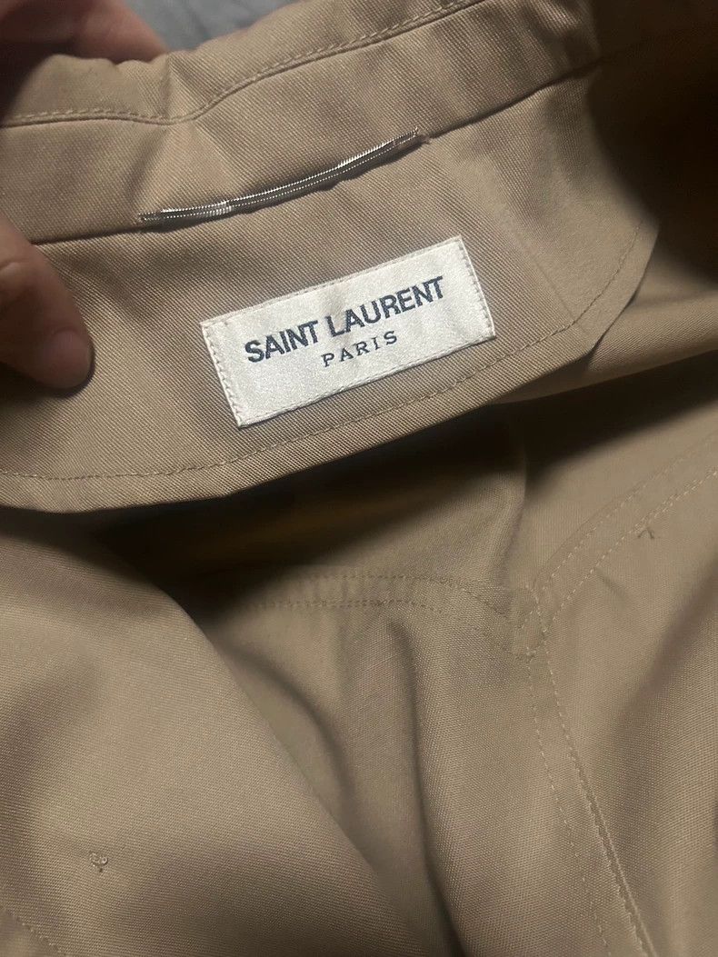 Yves Saint Laurent Saint Laruent 15SS Khaki Safari Jacket 2502-Nextarrow Size US S / EU 44-46 / 1 - 4 Thumbnail