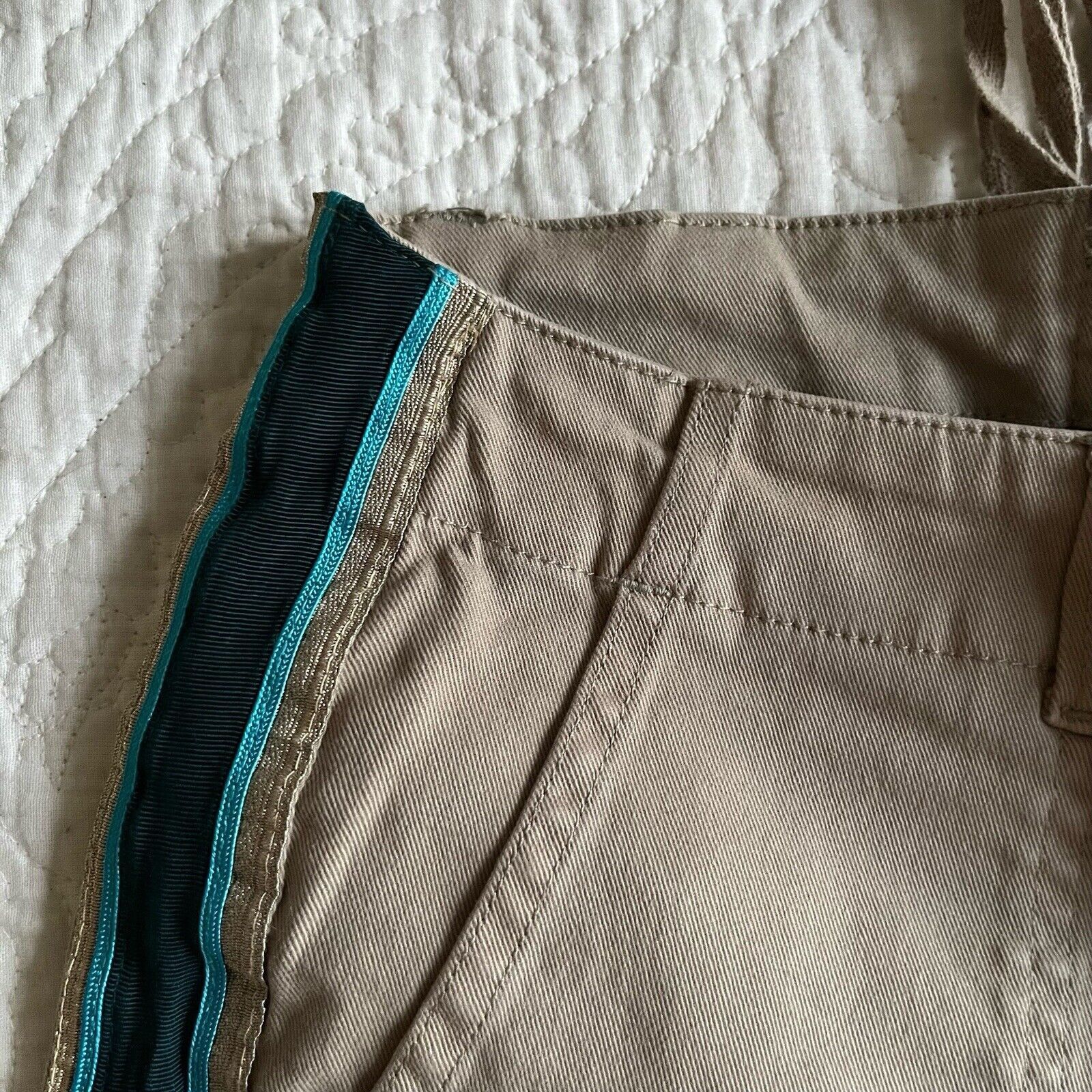 Pam & Gela Pam & Gela Womens Pants Green Uniform Side Stripe Low Rise S Size 26" / US 2 / IT 38 - 3 Thumbnail