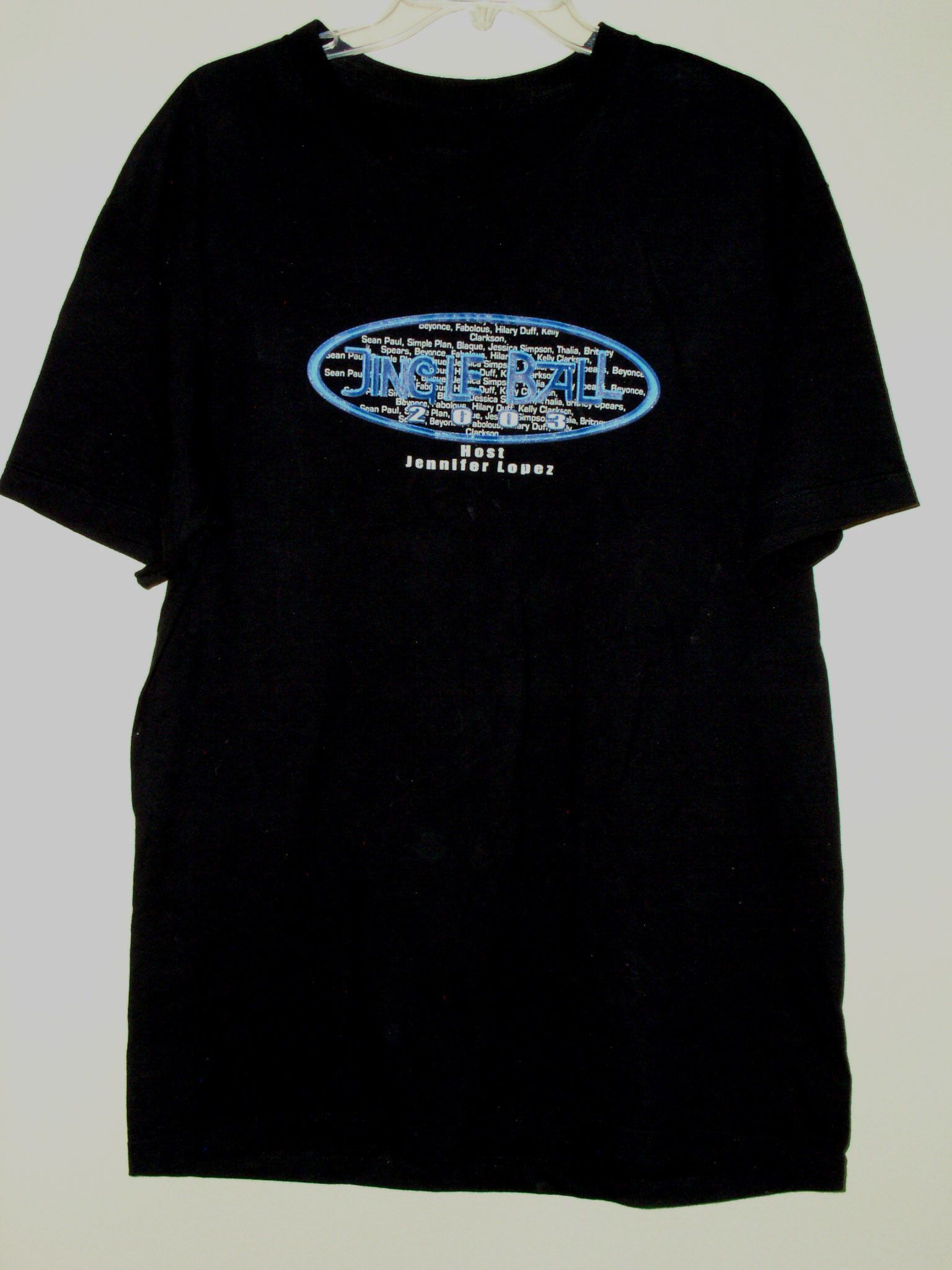 Vintage Britney Spears Beyonce Jingle Ball Concert Shirt 2003 Size US L / EU 52-54 / 3 - 1 Thumbnail
