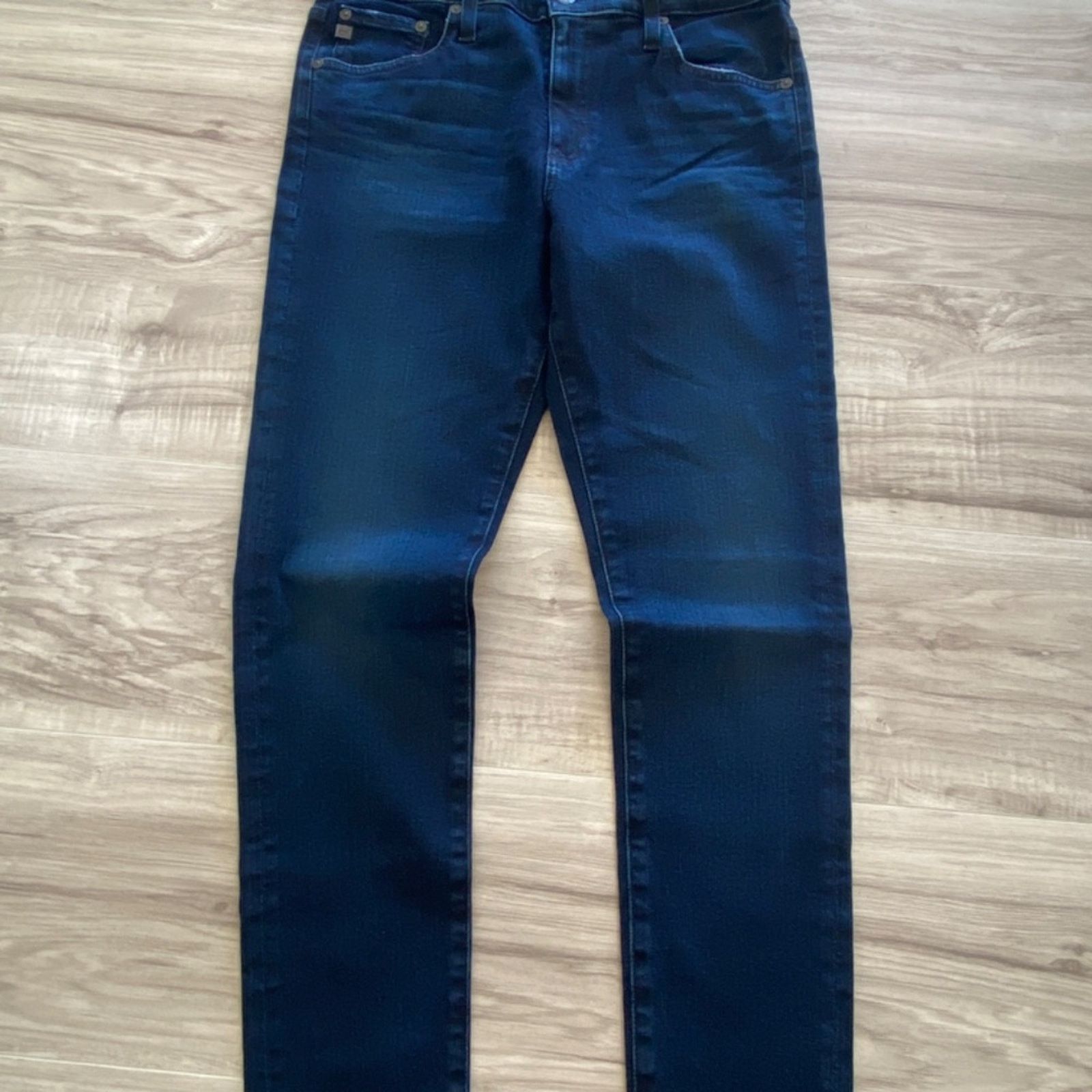 AG Adriano Goldschmied Adriano Goldschmied Farrah High-Rise Skinny Jeans - 29R Size 29" - 4 Thumbnail