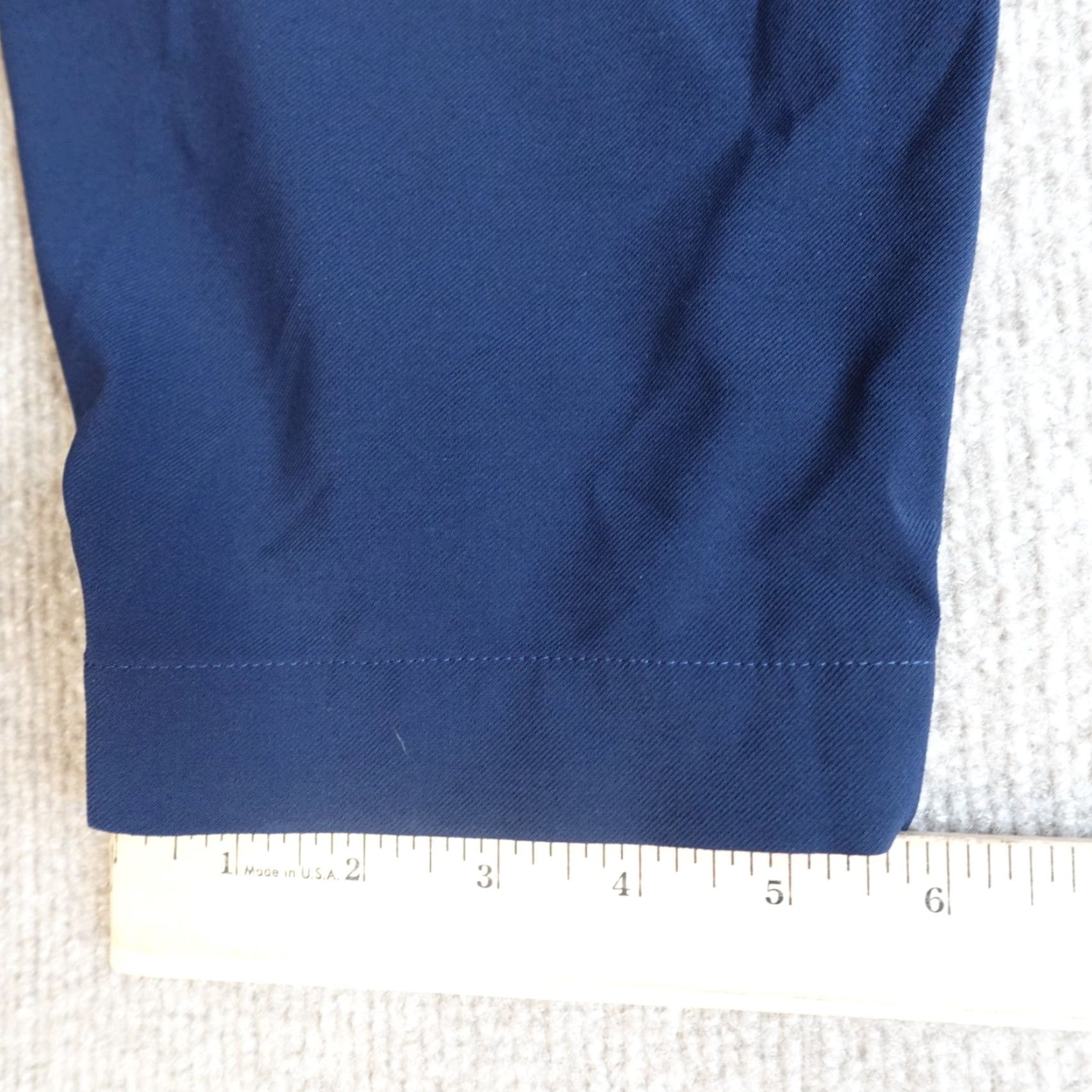 Vince Vince Womens Pants Large Blue Solid Stretch Waist Pull On Career Dress Pants Wide-Leg Mens? Womens Size 36" / US 14 / IT 50 - 4 Thumbnail