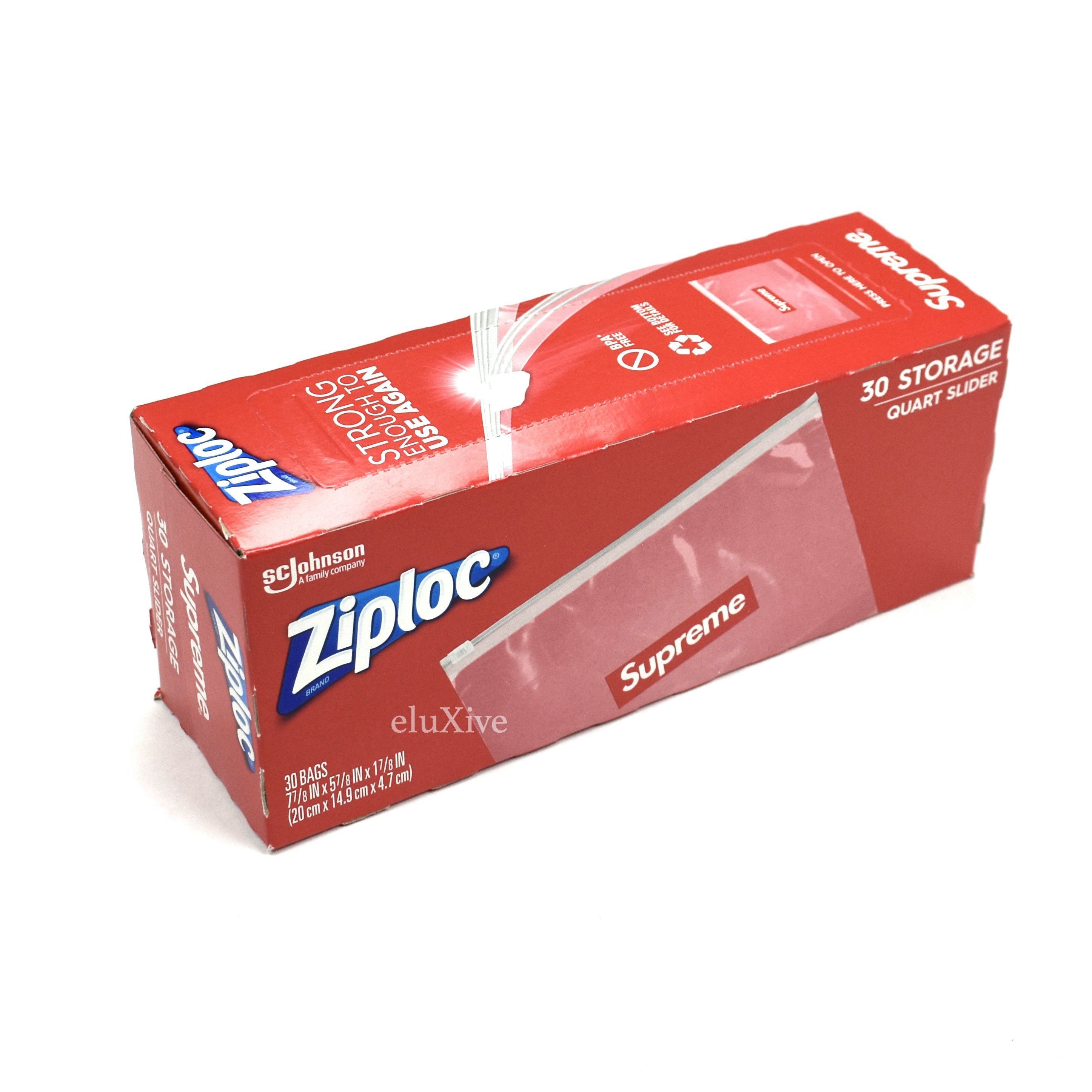 Supreme Supreme Ziploc Box Logo Resealable Bags DS SS20 Size ONE SIZE - 1 Preview