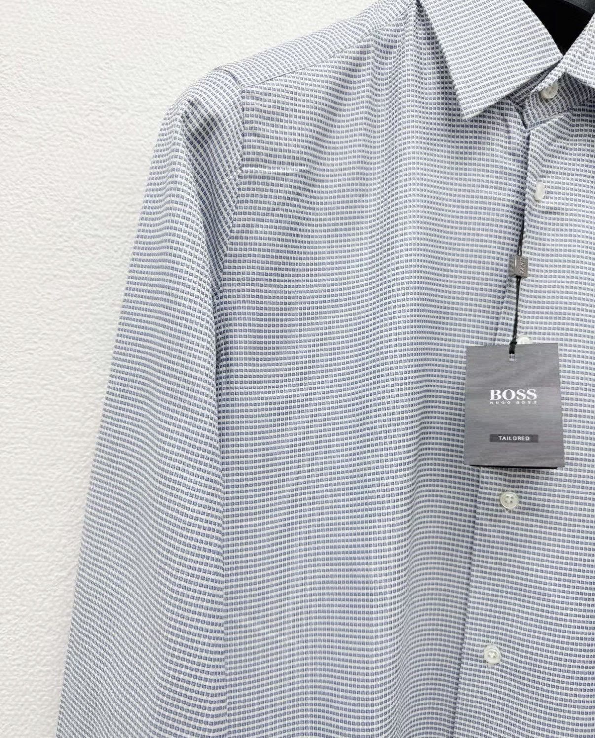 Hugo Boss HUGO BOSS 100% Cotton Long Sleeve Shirt J30 Size US M / EU 48-50 / 2 - 3 Thumbnail