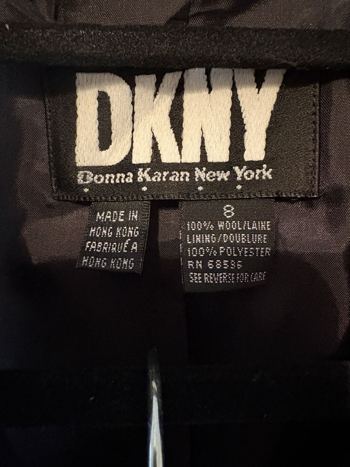 DKNY × Vintage Vintage DKNY 100% Wool Pant Suit Size M / US 6-8 / IT 42-44 - 3 Thumbnail