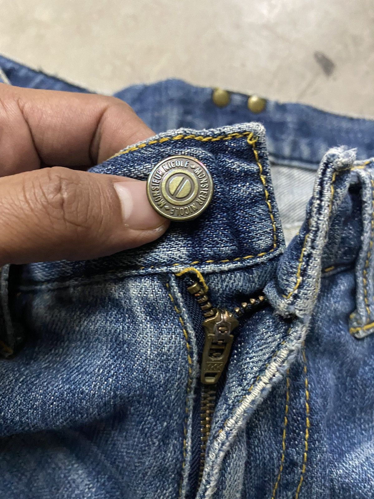 Japanese Brand × Nicole Club × Tornado Mart Japanese Monsieur Nicole Ripped Distressed Jeans p129 Size US 30 / EU 46 - 14 Thumbnail
