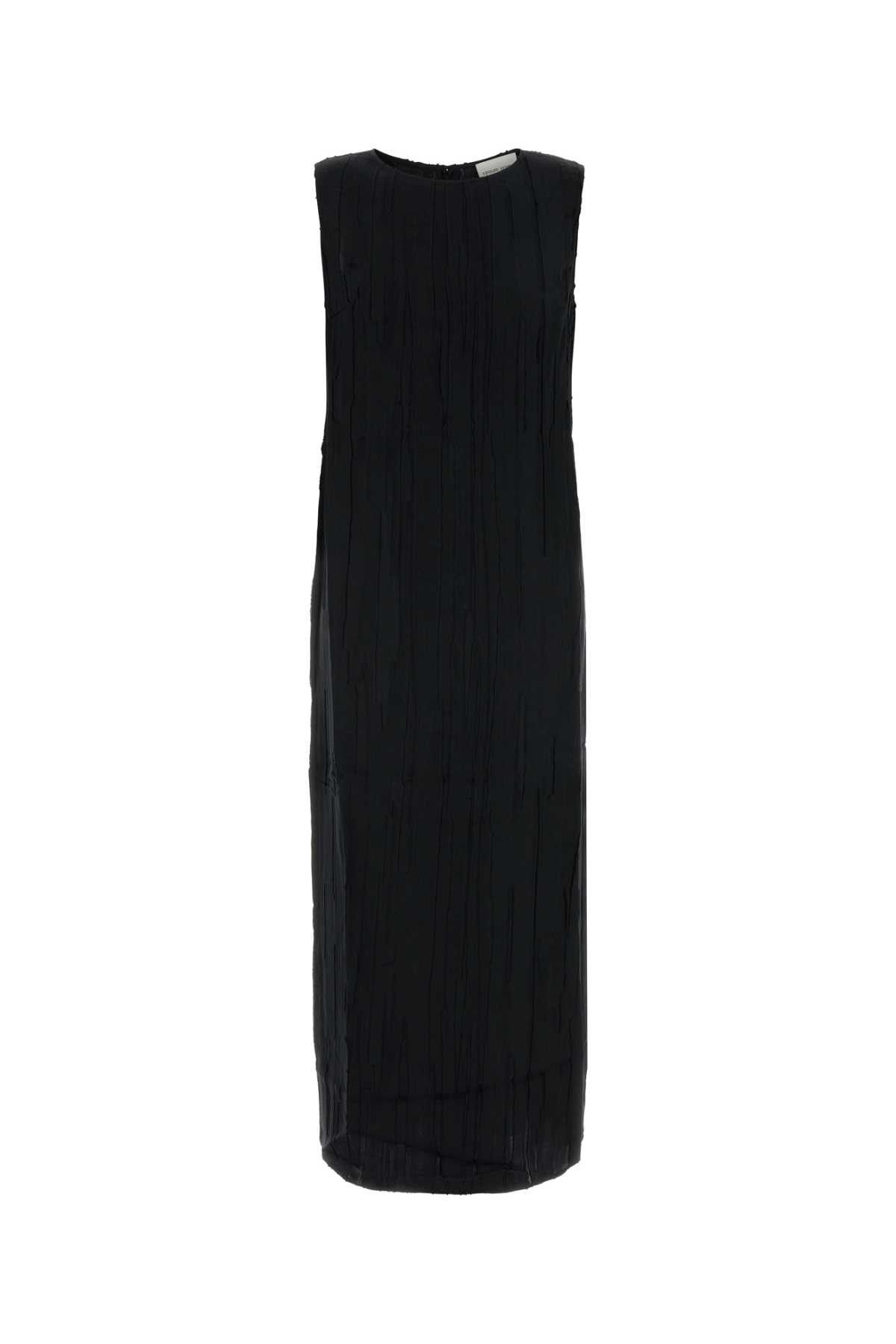 Loulou de Saison Black Silk Blend Minga Dress Size S / US 4 / IT 40 - 1 Thumbnail