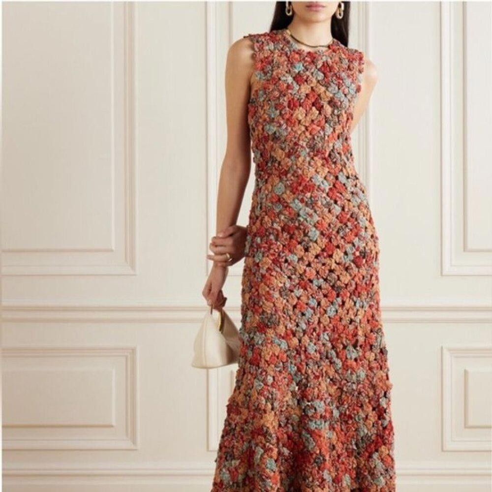 Designer NWT Ulla Johnson Ramona Open Back Gown RUNWAY Size S / US 4 / IT 40 - 3 Thumbnail