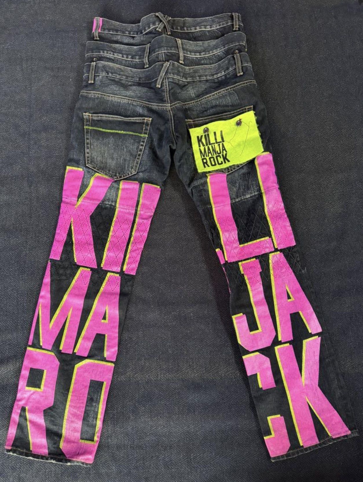 image of Ppfm “ Killimanjarock” Neon Pink N Green, Men's (Size 32)
