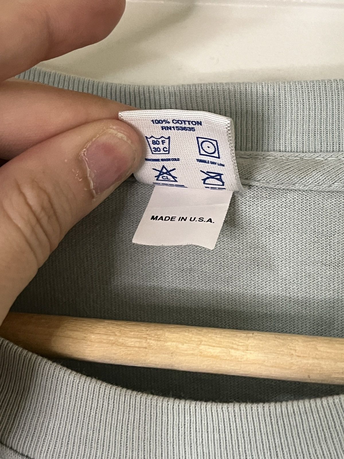 Undefeated Blue/Grey Undefeated Long Sleeve, XL Size US XL / EU 56 / 4 - 6 Thumbnail