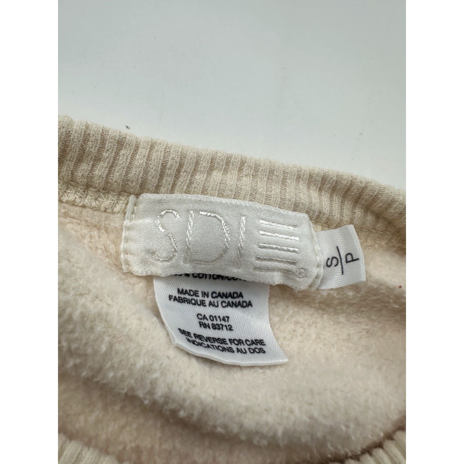 Vintage COLUMBIA Edgewater Golf Sweatshirt Mens Small Ivory Crew Neck Pullover Size US S / EU 44-46 / 1 - 3 Thumbnail