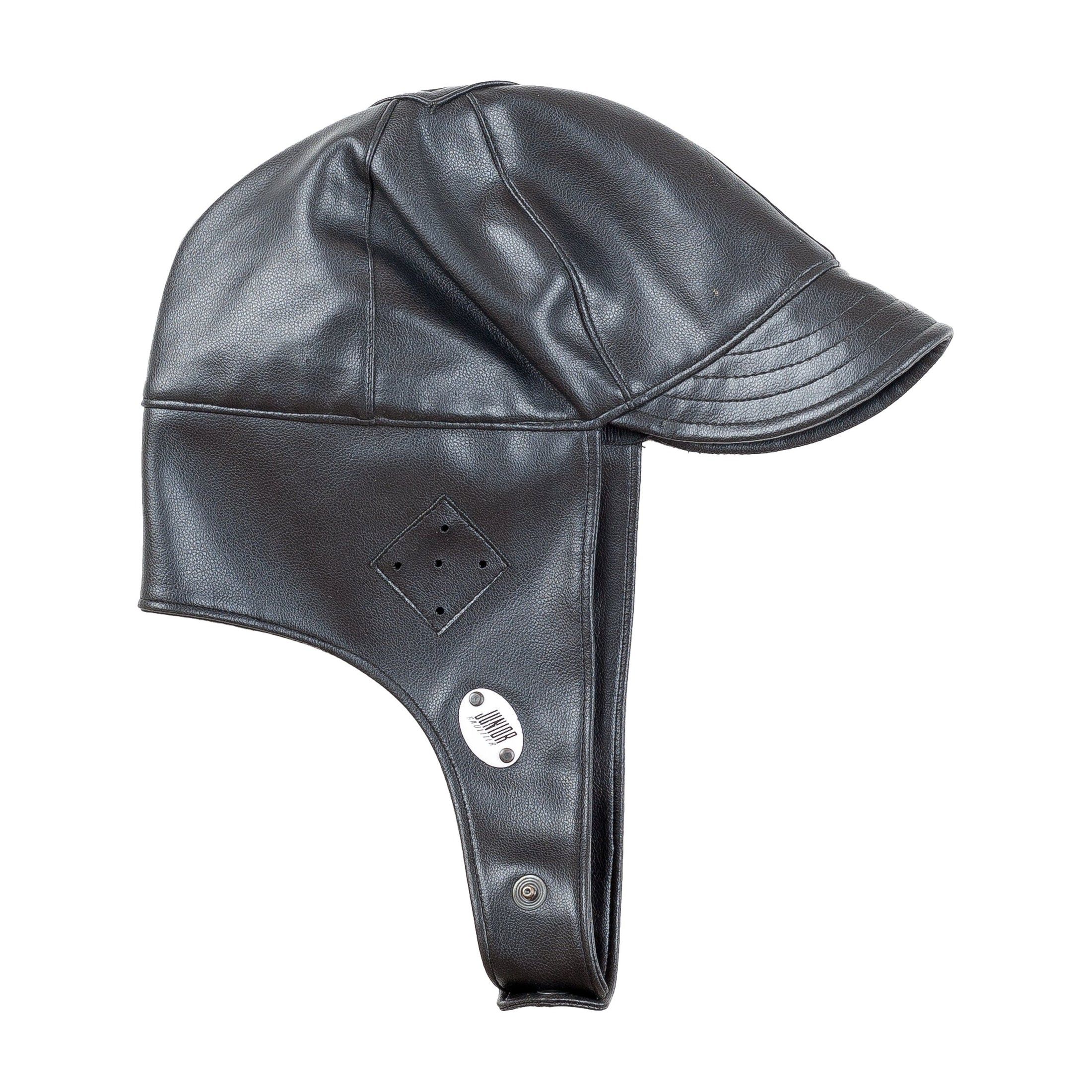 Jean Paul Gaultier Jean Paul Gaultier Black Leather Aviator Vintage Bomber Hat Size ONE SIZE - 1 Thumbnail