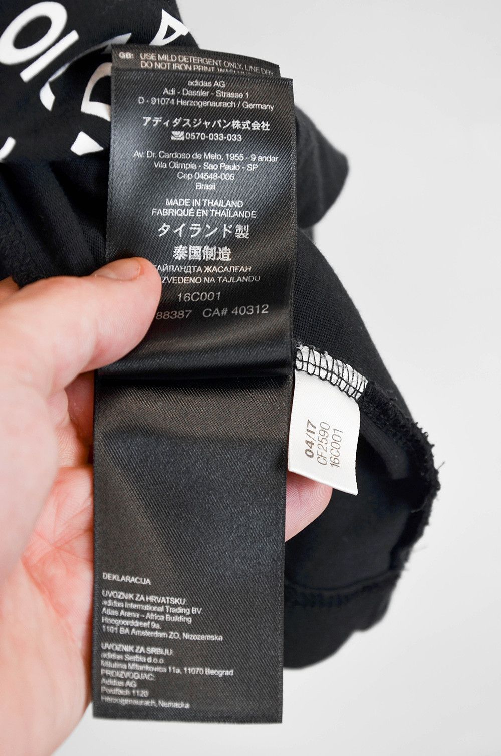Y-3 × Yohji Yamamoto Y-3 Printed Black Oversized T-Shirt - S Size US S / EU 44-46 / 1 - 11 Thumbnail