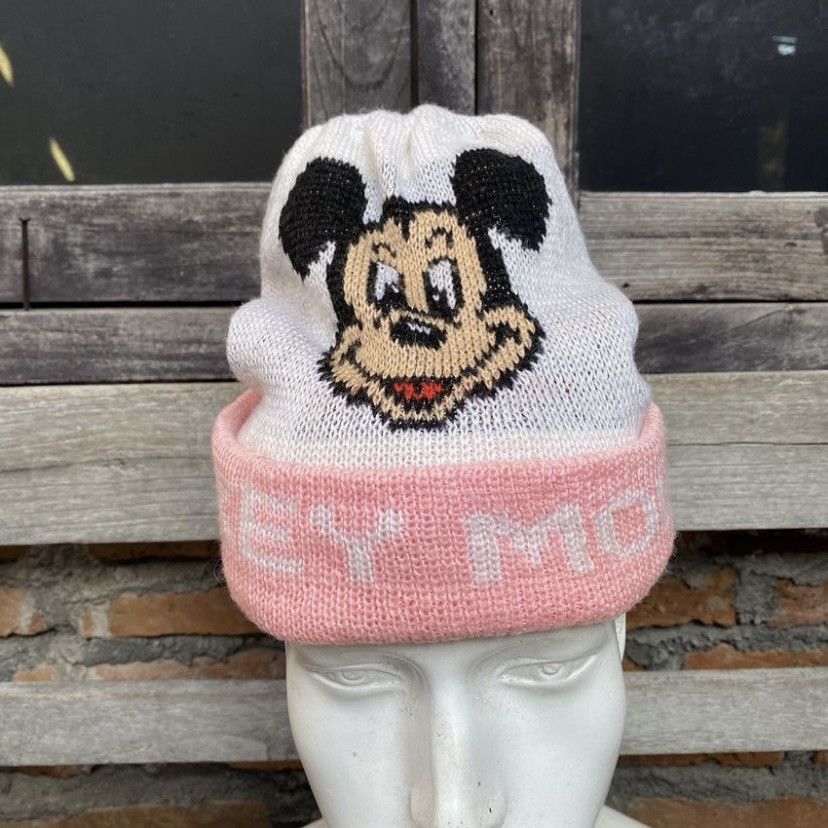 Japanese Brand × Mickey Mouse × Vintage Mickey Mouse unique beanie hat Size ONE SIZE - 4 Thumbnail
