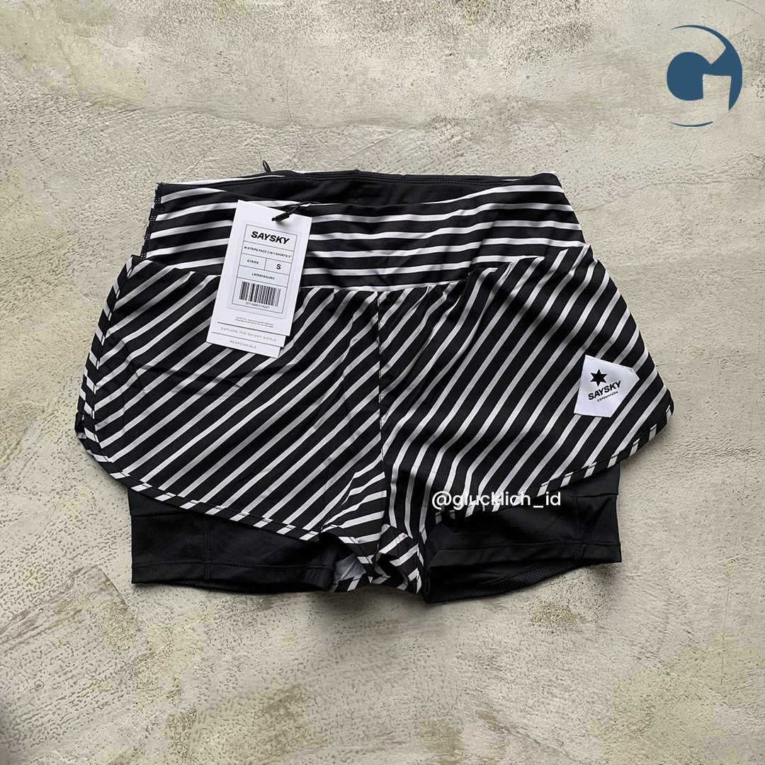 Other Saysky, W Stripe Pace 2 in 1 Shorts 3" Size US 29 - 6 Thumbnail