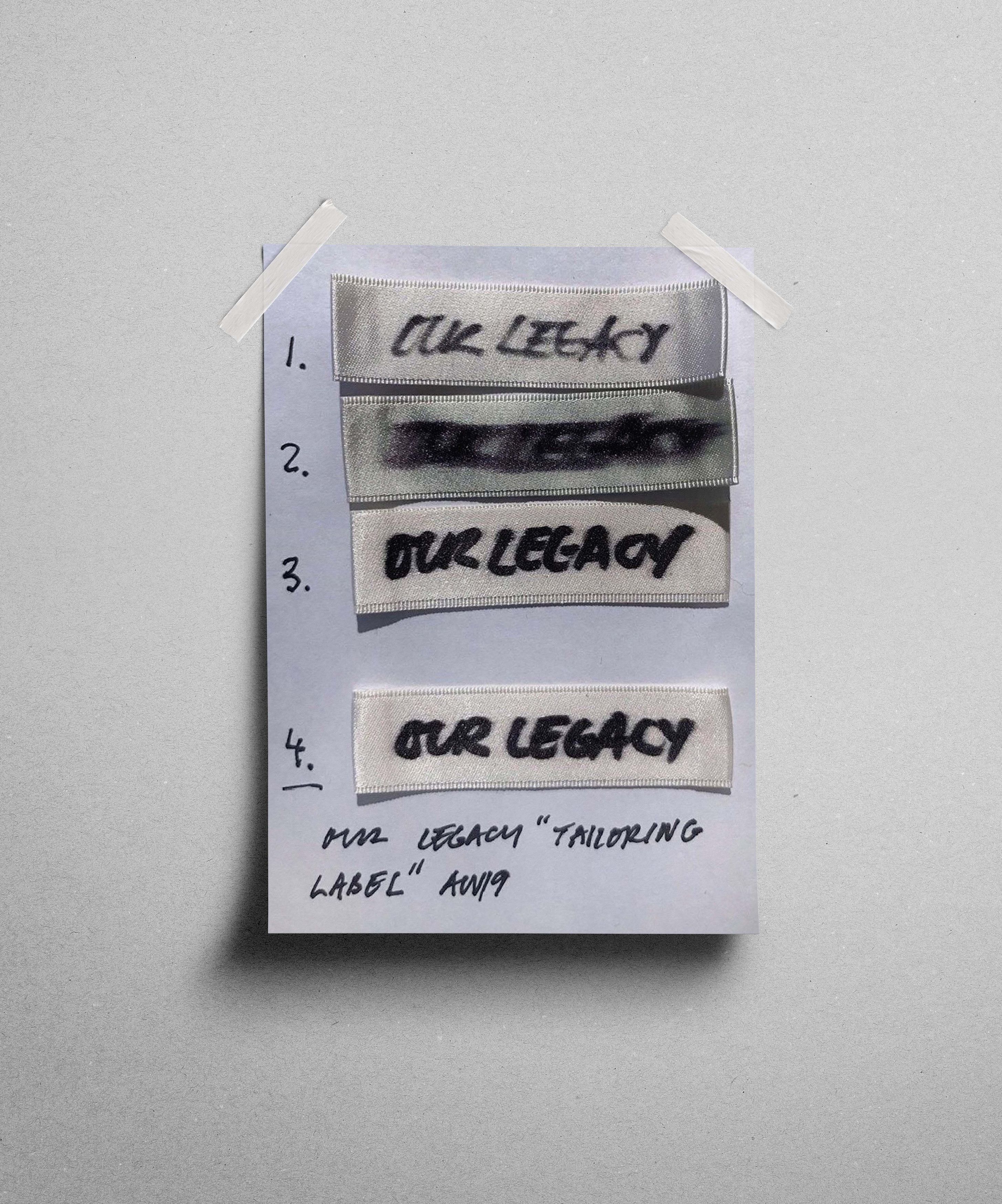 Our Legacy Our Legacy Sample Poster Print Gift Vintage Archive Size ONE SIZE - 4 Thumbnail