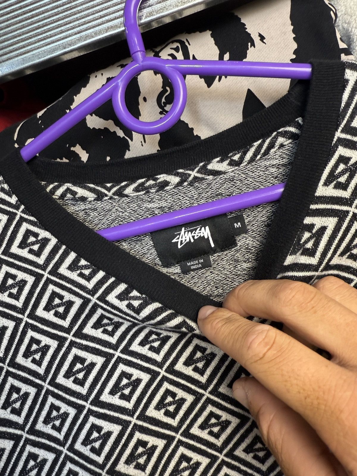 Other Stussy big-logo full monogram rare vintage sweatshirt Size M / US 6-8 / IT 42-44 - 7 Thumbnail