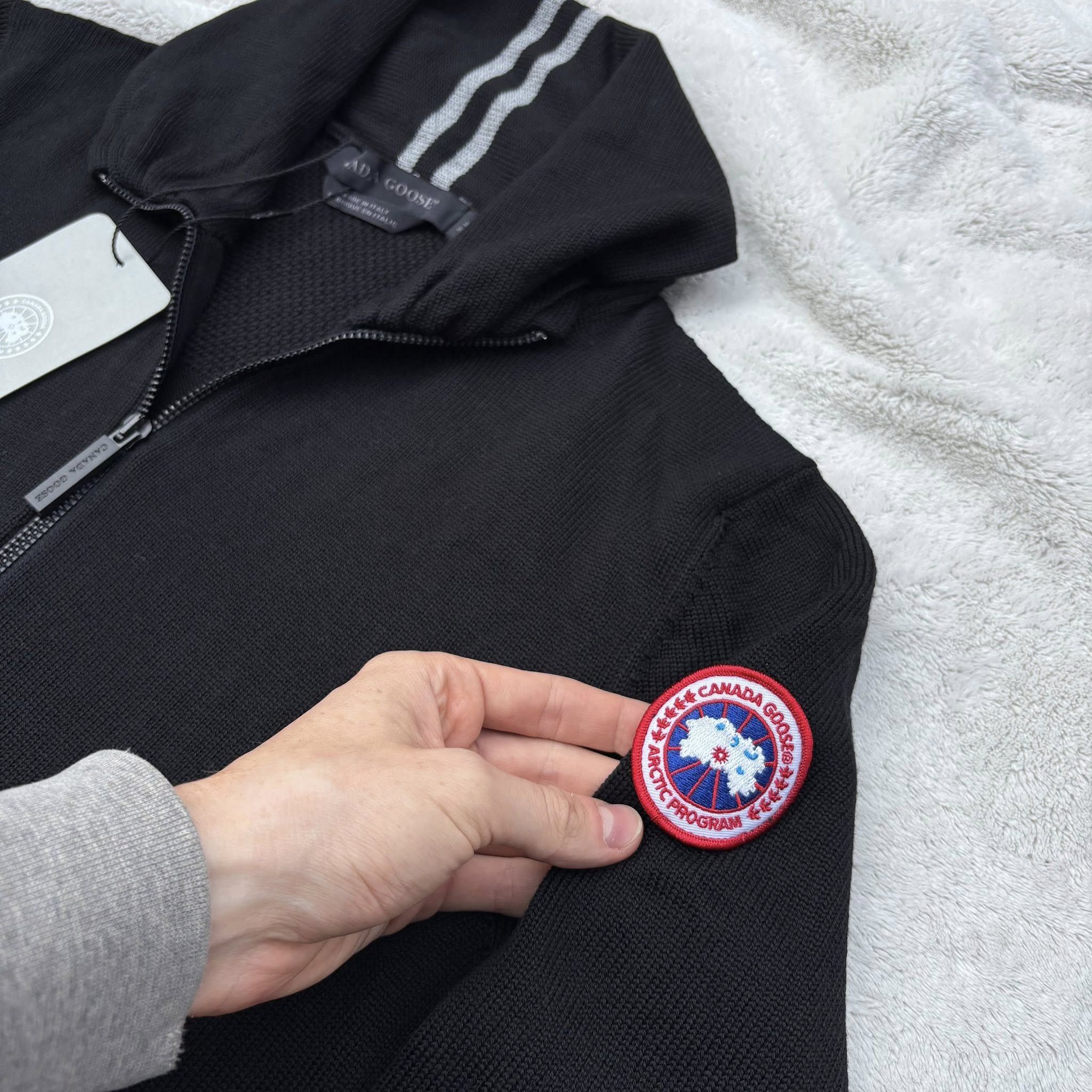 Canada Goose Canada Goose Black Fairhaven Wool 1/2 Zip Sweater Size M / US 6-8 / IT 42-44 - 2 Thumbnail