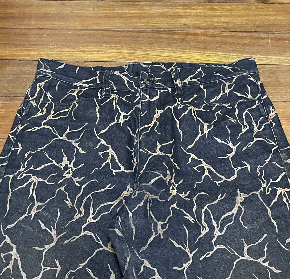 If Six Was Nine Rare Design Vintage Brand 291295 Homme Jeans 1990s Size US 29 - 3 Thumbnail