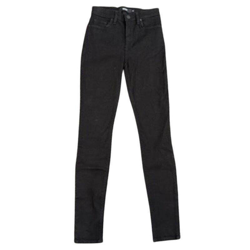 Hudson Hudson Barbara High-Rise Super Skinny Jean in Black, Size 24 Size 24" / US 00 / IT 34 - 3 Thumbnail