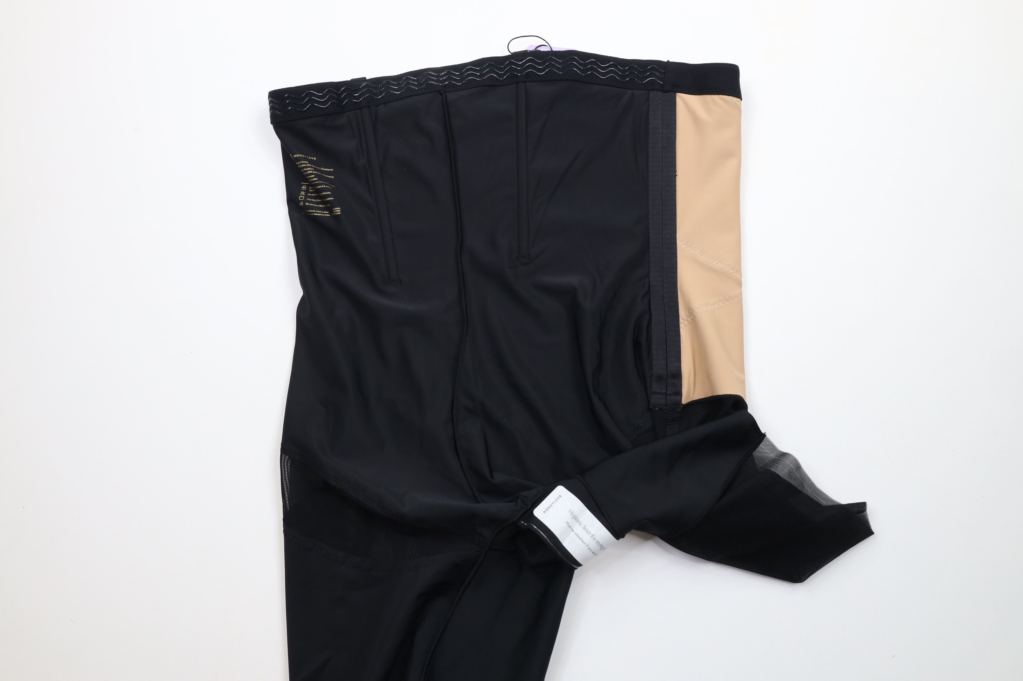 Vintage New Honeylove SuperPower Shorts Shapewear Runway Black Size 36" / US 14 / IT 50 - 6 Thumbnail