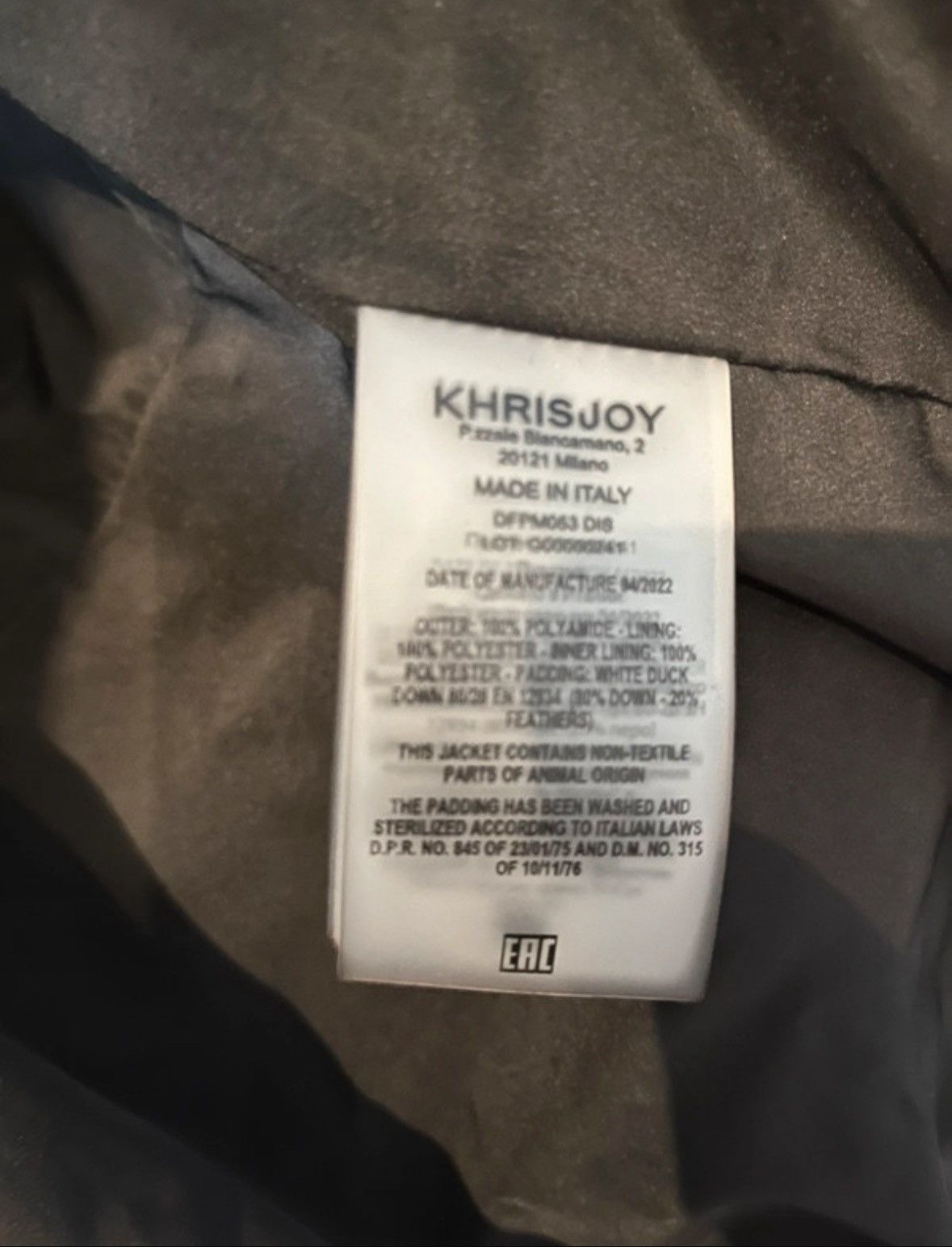 Khrisjoy Khrisjoy Puffer Jacket Size US L / EU 52-54 / 3 - 4 Thumbnail