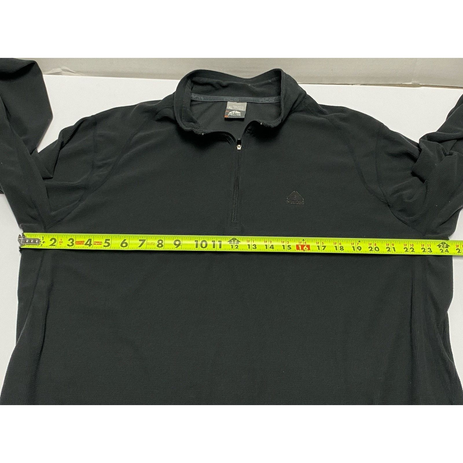 Nike Nike ACG 1/4 Zip Pullover Mens XL Black Waffle Knit Logo Size US XL / EU 56 / 4 - 5 Thumbnail
