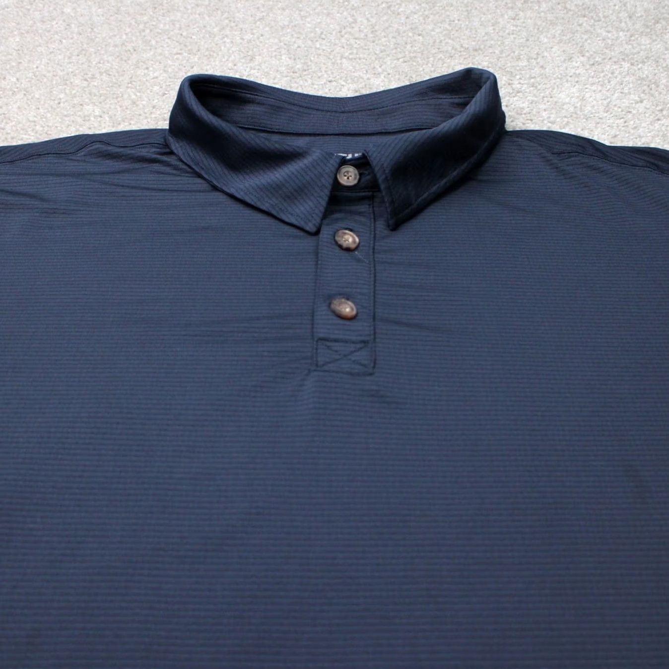 Vintage Duluth Mens Polo Shirt Blue 3XL XXXL Short Sleeve Pullover Regular Fit Classic Outdoor Pocket Breathable Cotton Blend Polyester Spandex Shirt Size US XXL / EU 58 / 5 - 4 Thumbnail
