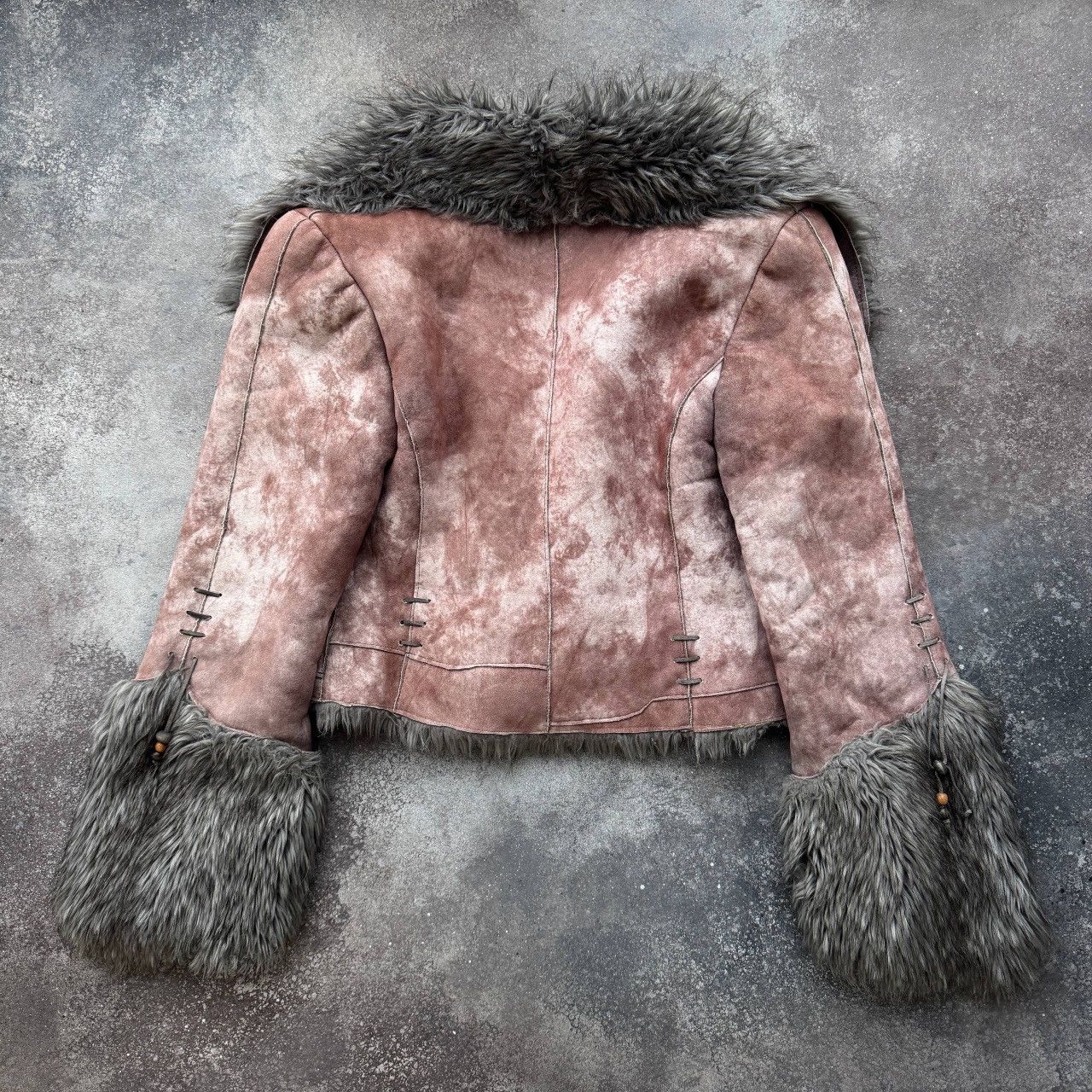 Japanese Brand Amazing Faux Fur Cropped Shearling/Sheepskin Jacket Size M / US 6-8 / IT 42-44 - 12 Thumbnail