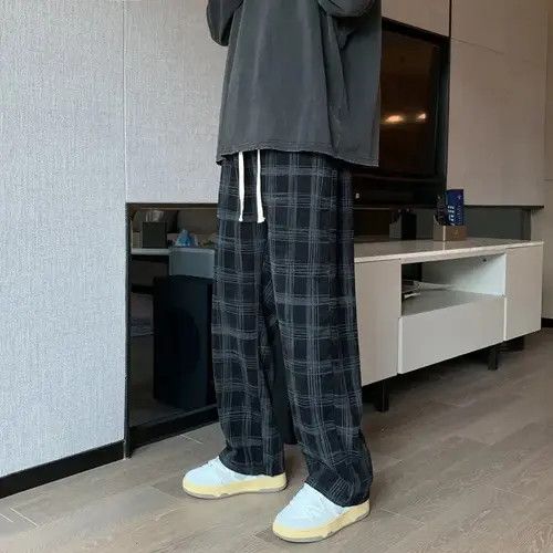 VIBE Corduroy Vintage Plaid Pants Men Streetwear Size US 34 / EU 50 - 8 Thumbnail