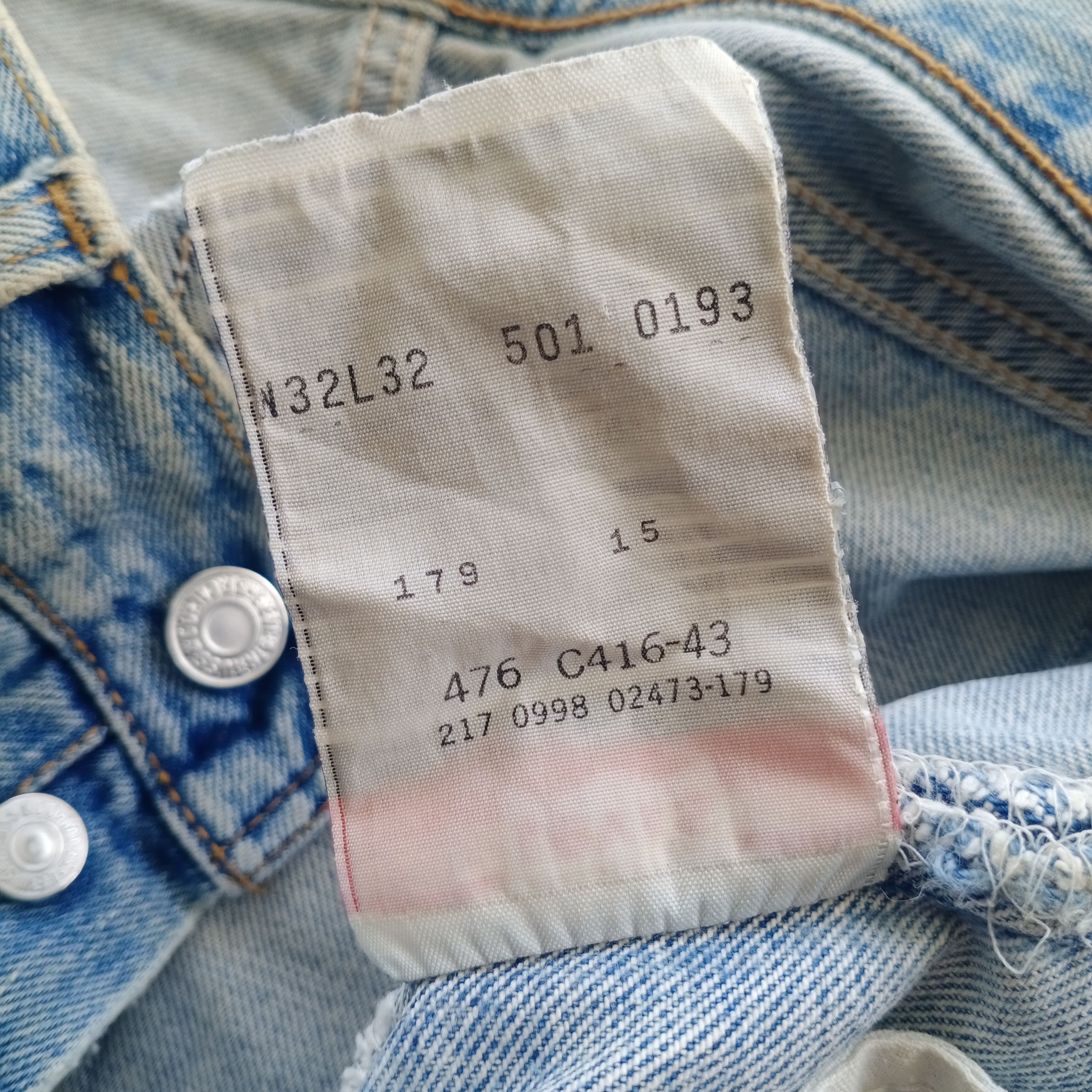 Levi's Vintage Levis 501 Canada Distressed Denim Jeans USA big E Size US 32 / EU 48 - 10 Thumbnail