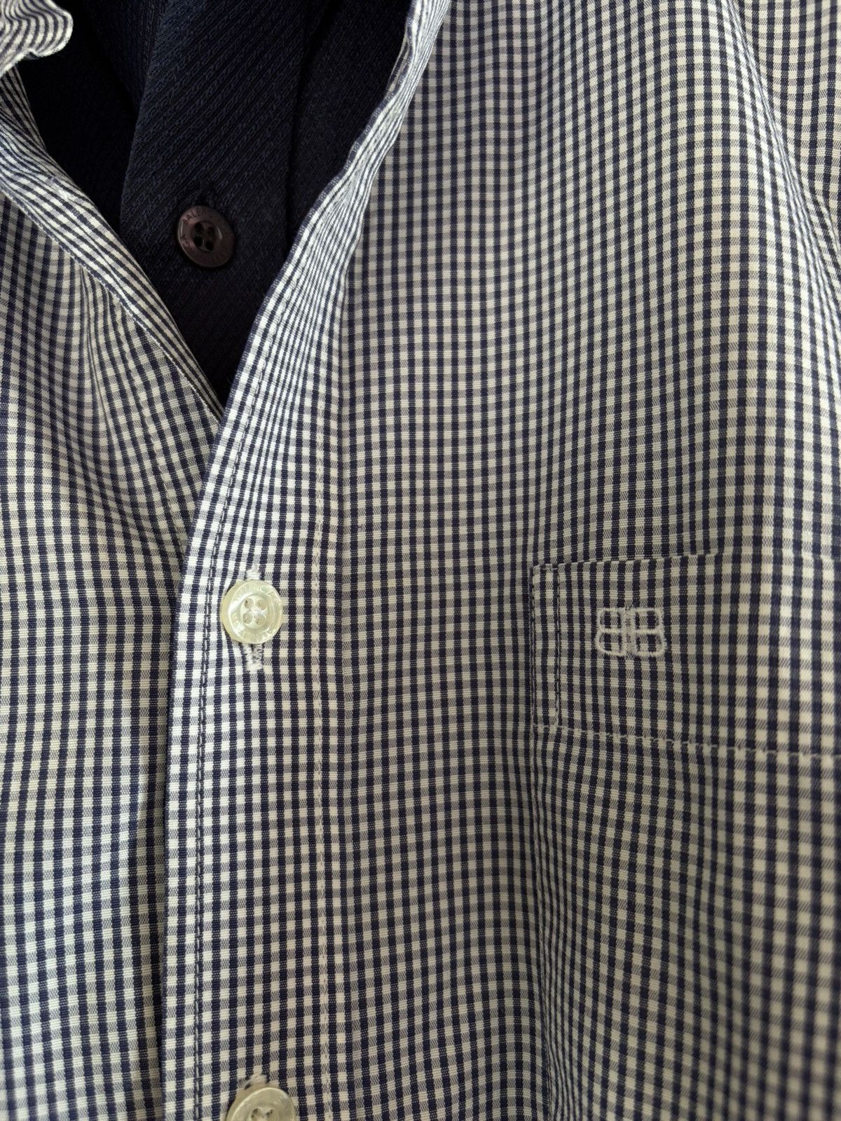 Balenciaga Balenciaga double layered vintage shirt button Size US L / EU 52-54 / 3 - 4 Thumbnail