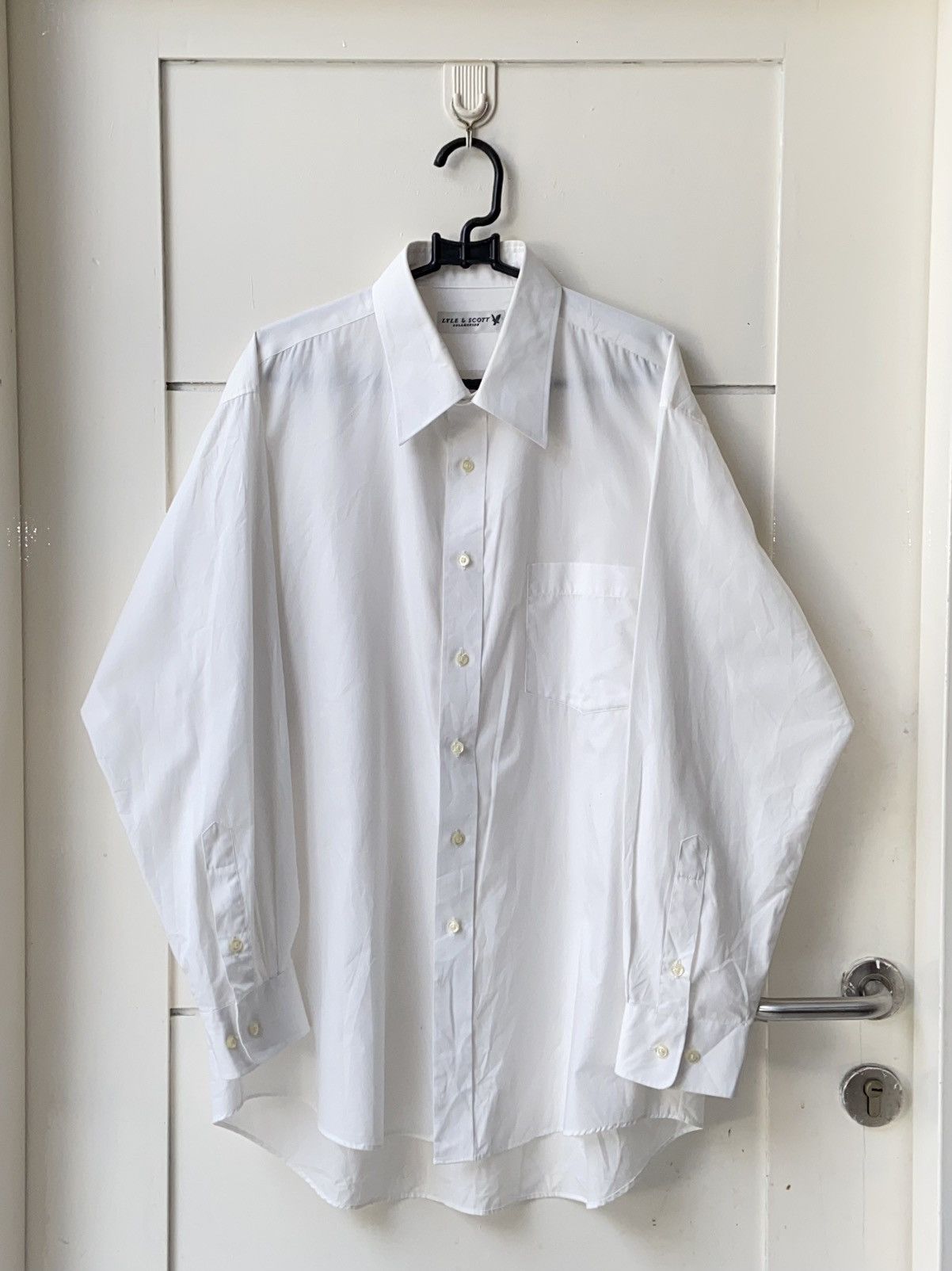 Designer × Lyle & Scott LYLE & SCOTT Collection White Shirt Size US L / EU 52-54 / 3 - 9 Thumbnail